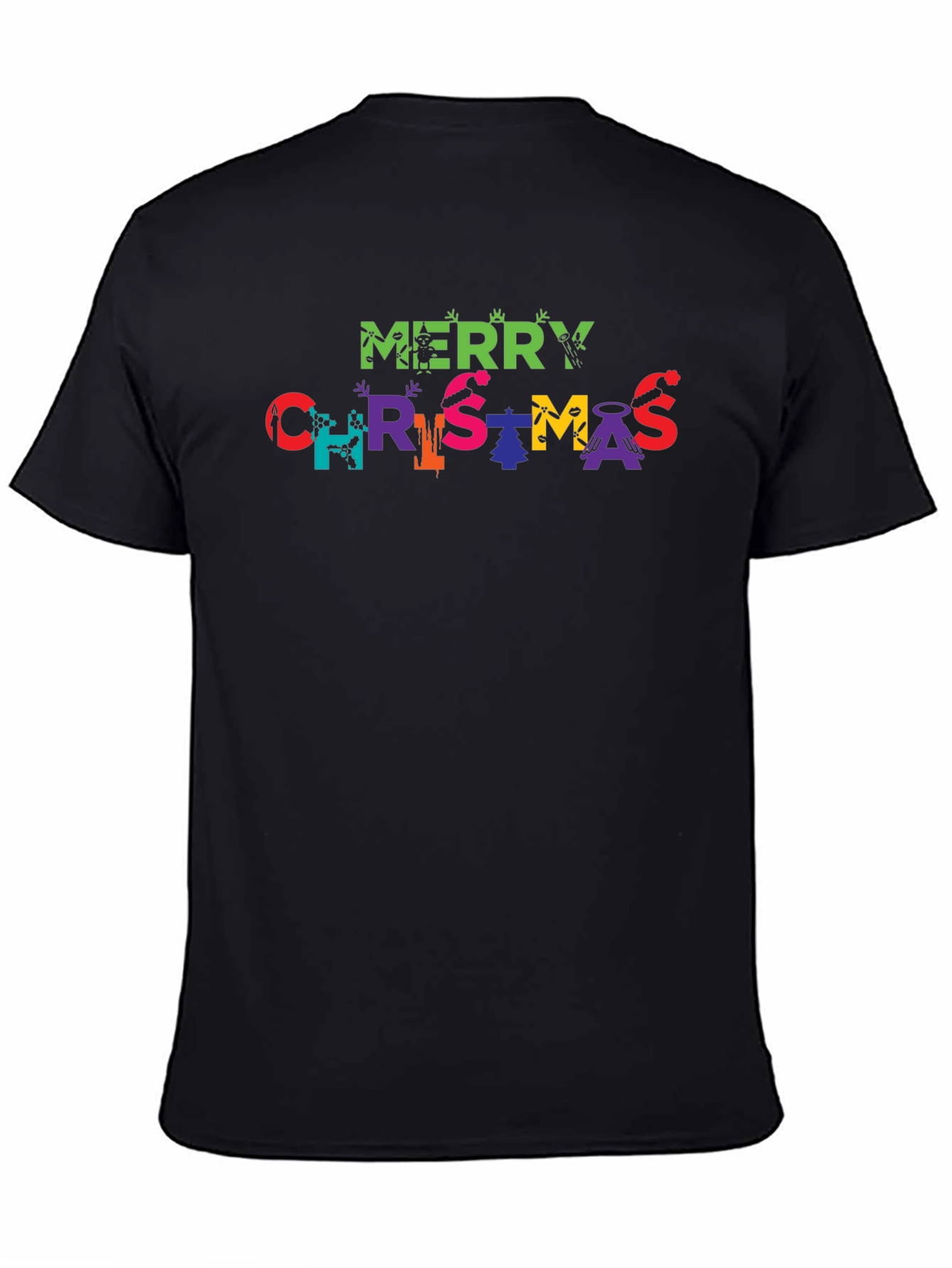 Merry Christmas Graphic Print T-Shirt
