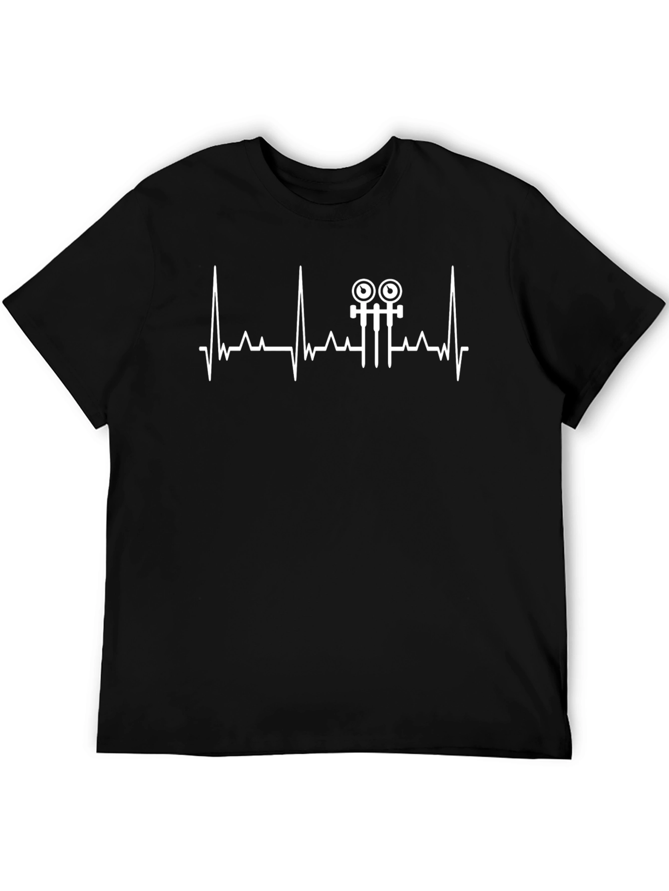 HVAC Tech Heartbeat T-Shirt