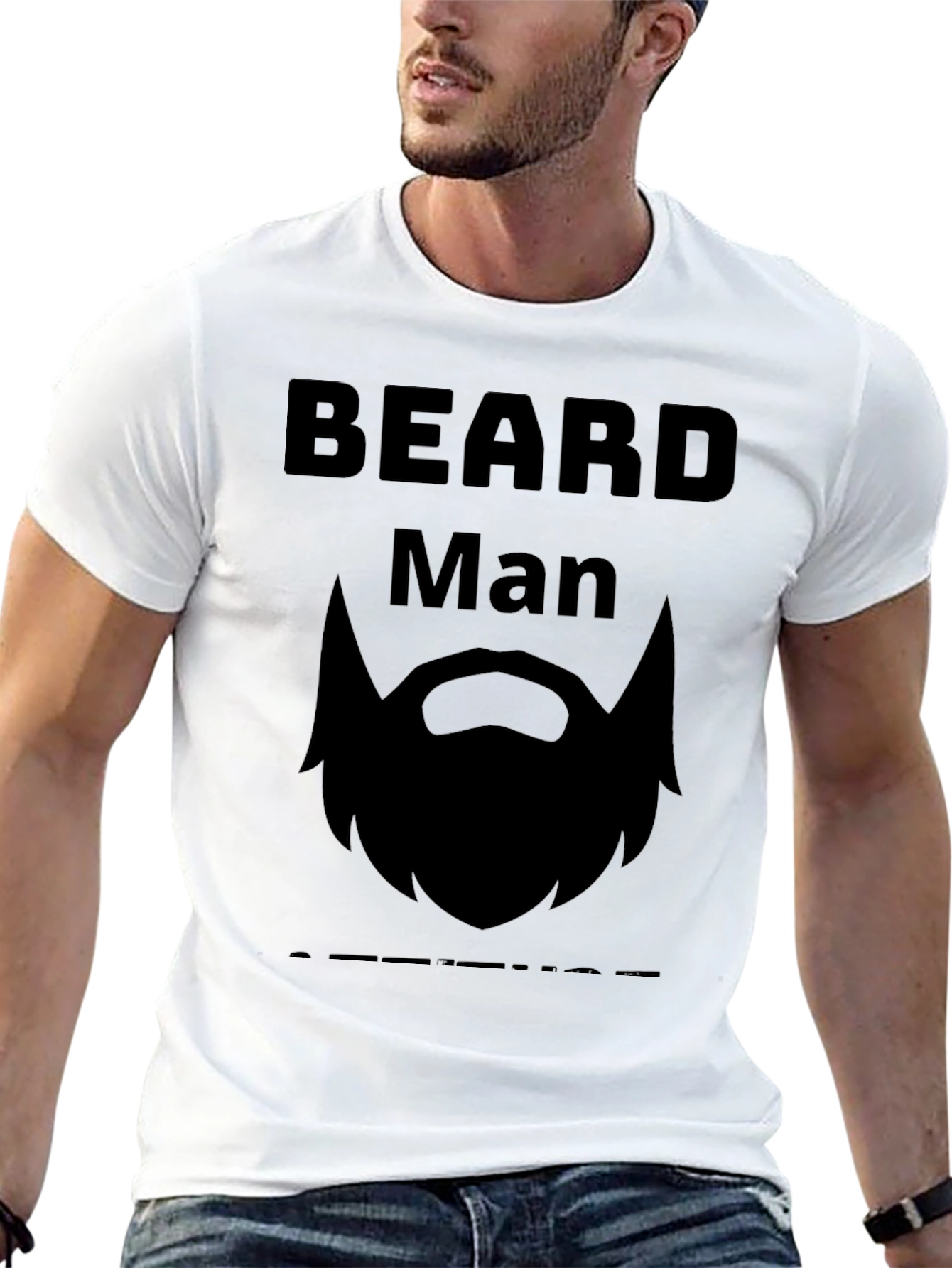 Beard Man T-Shirt - Cool Bearded Design