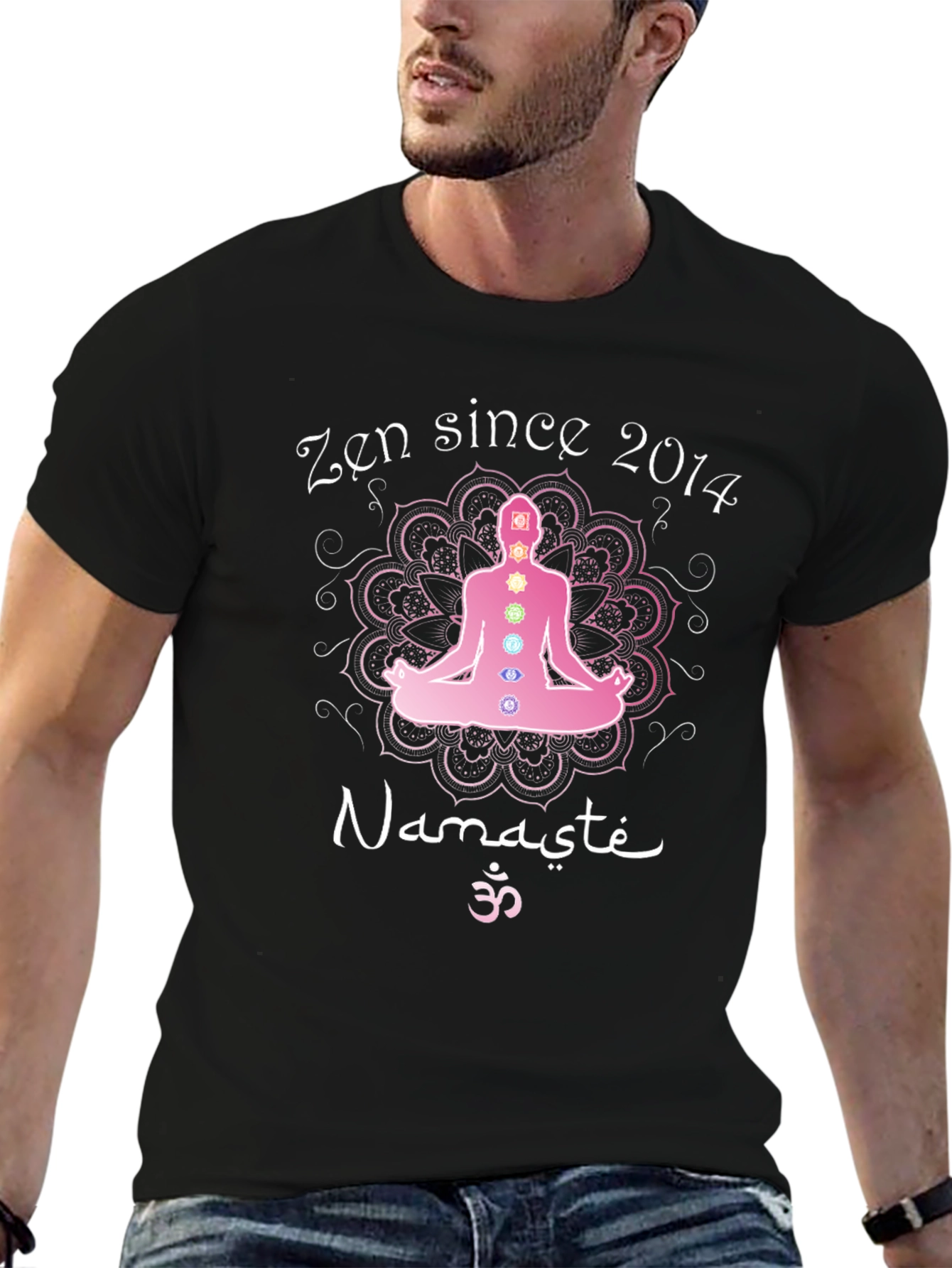Zen Since 2014 Namaste Meditation T-Shirt