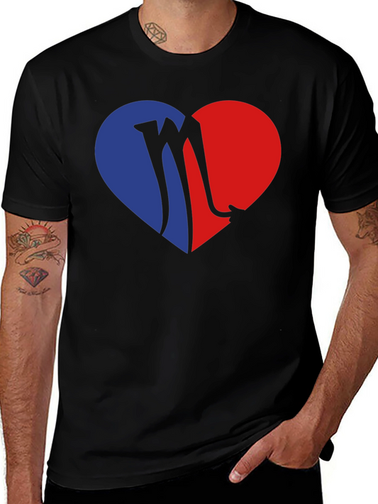 Heart Scorpio Graphic Tee - Black T-Shirt