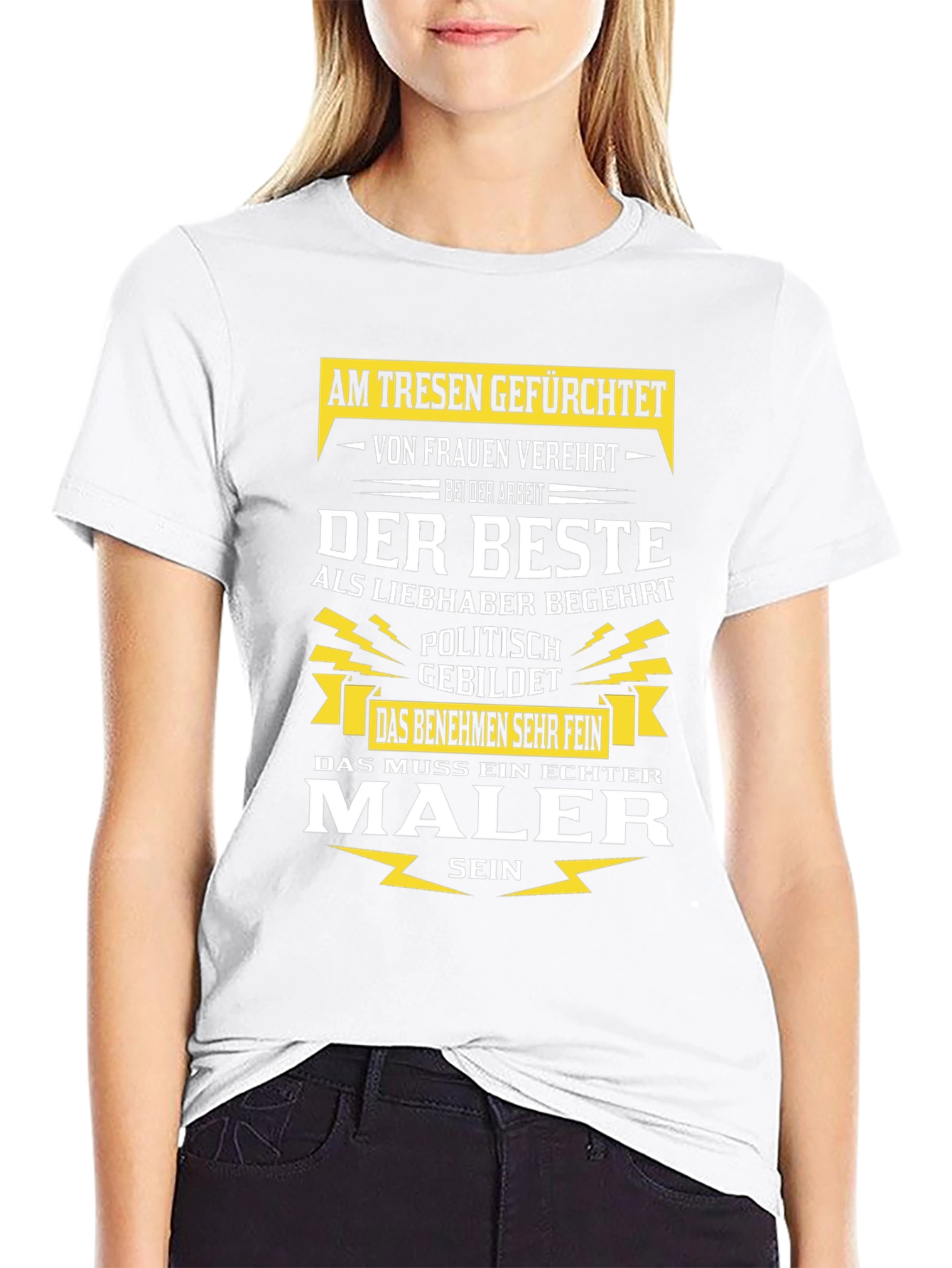 Painter T-Shirt: Am Tresen Gefürchtet