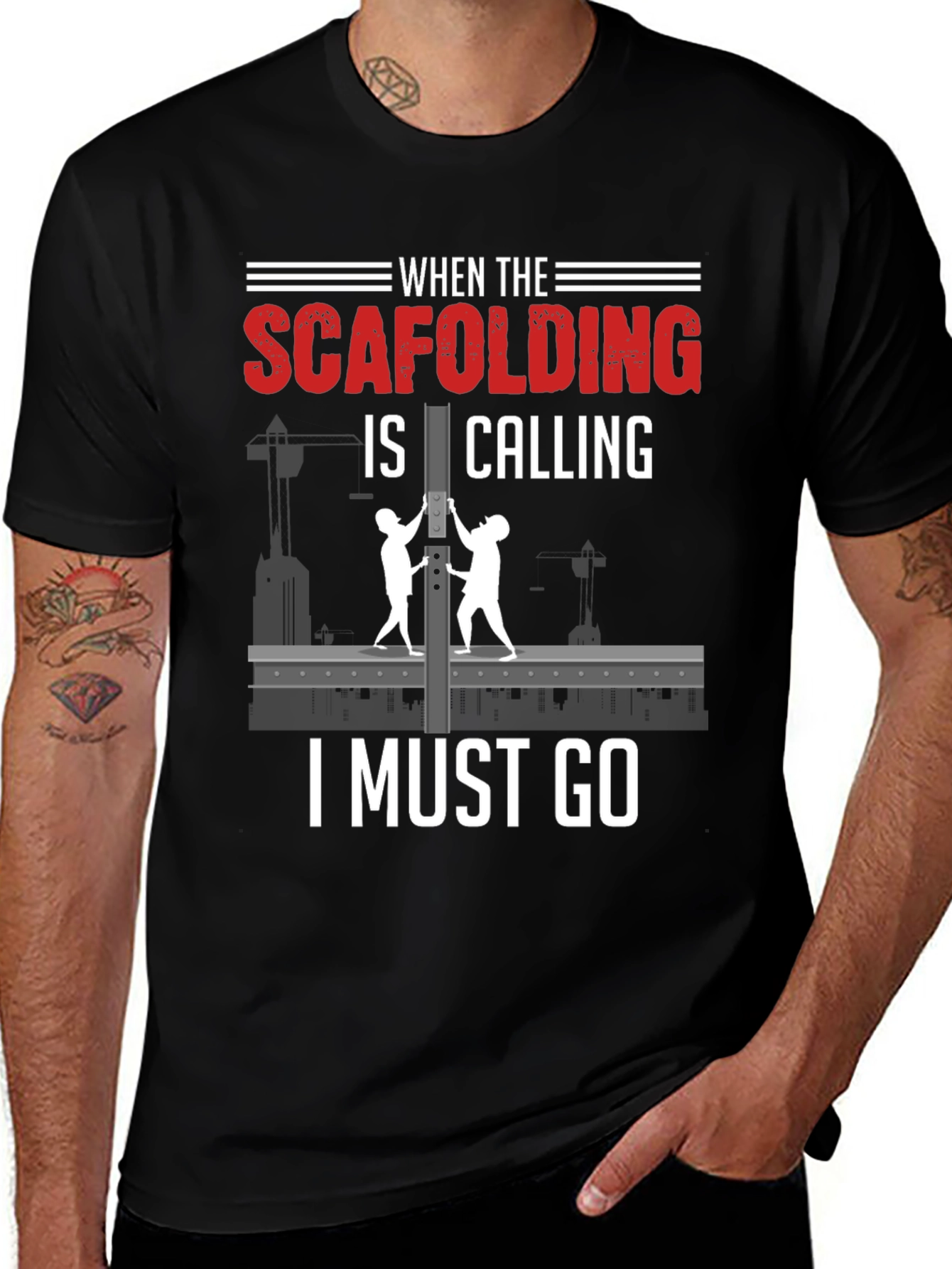 Scaffolding Calling T-Shirt - Construction Worker Gift