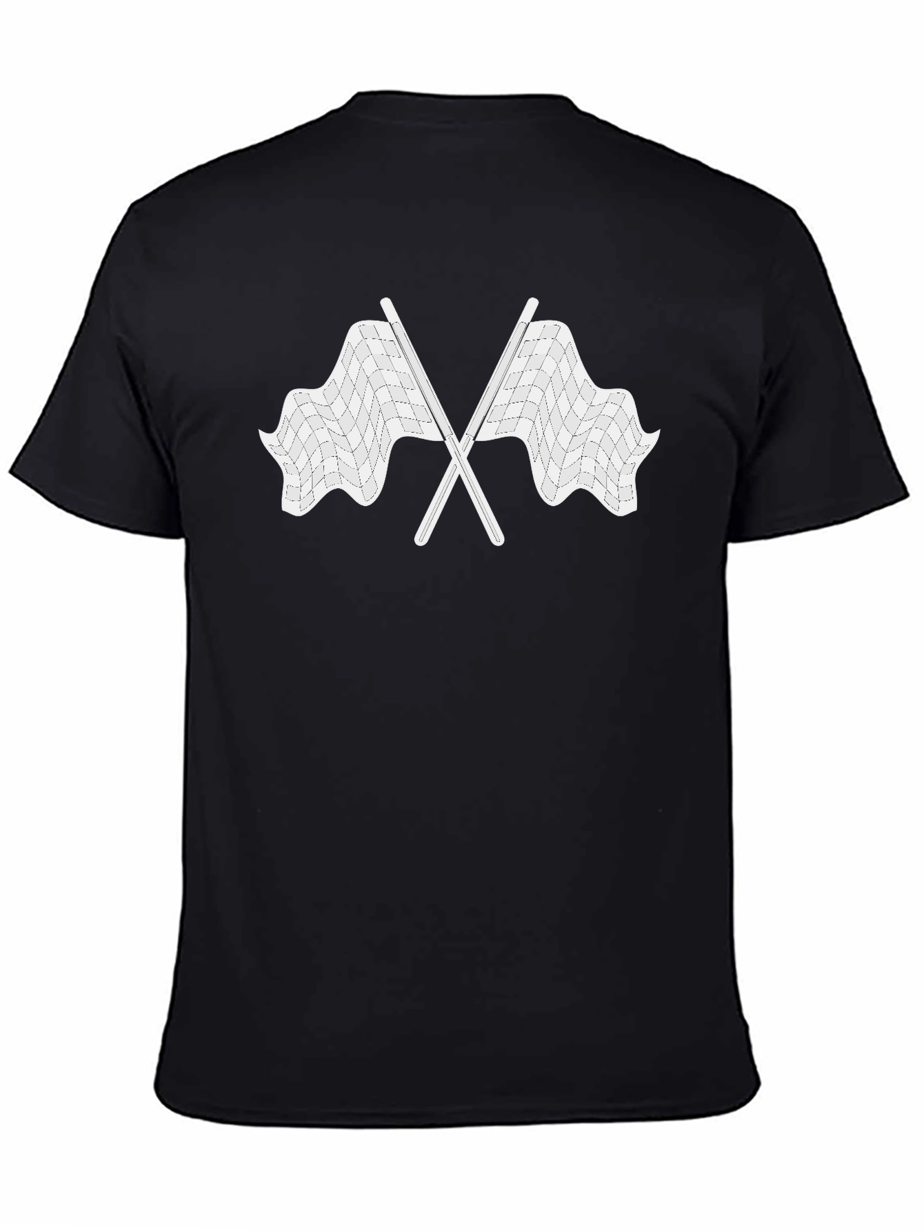 Checkered Flags Graphic Tee - Race Day Ready!