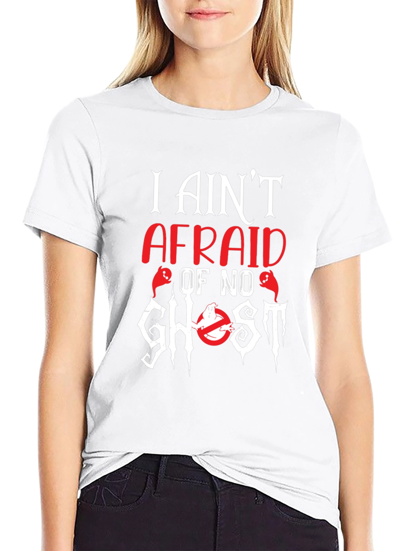 I Aint Afraid of No Ghost Graphic Tee
