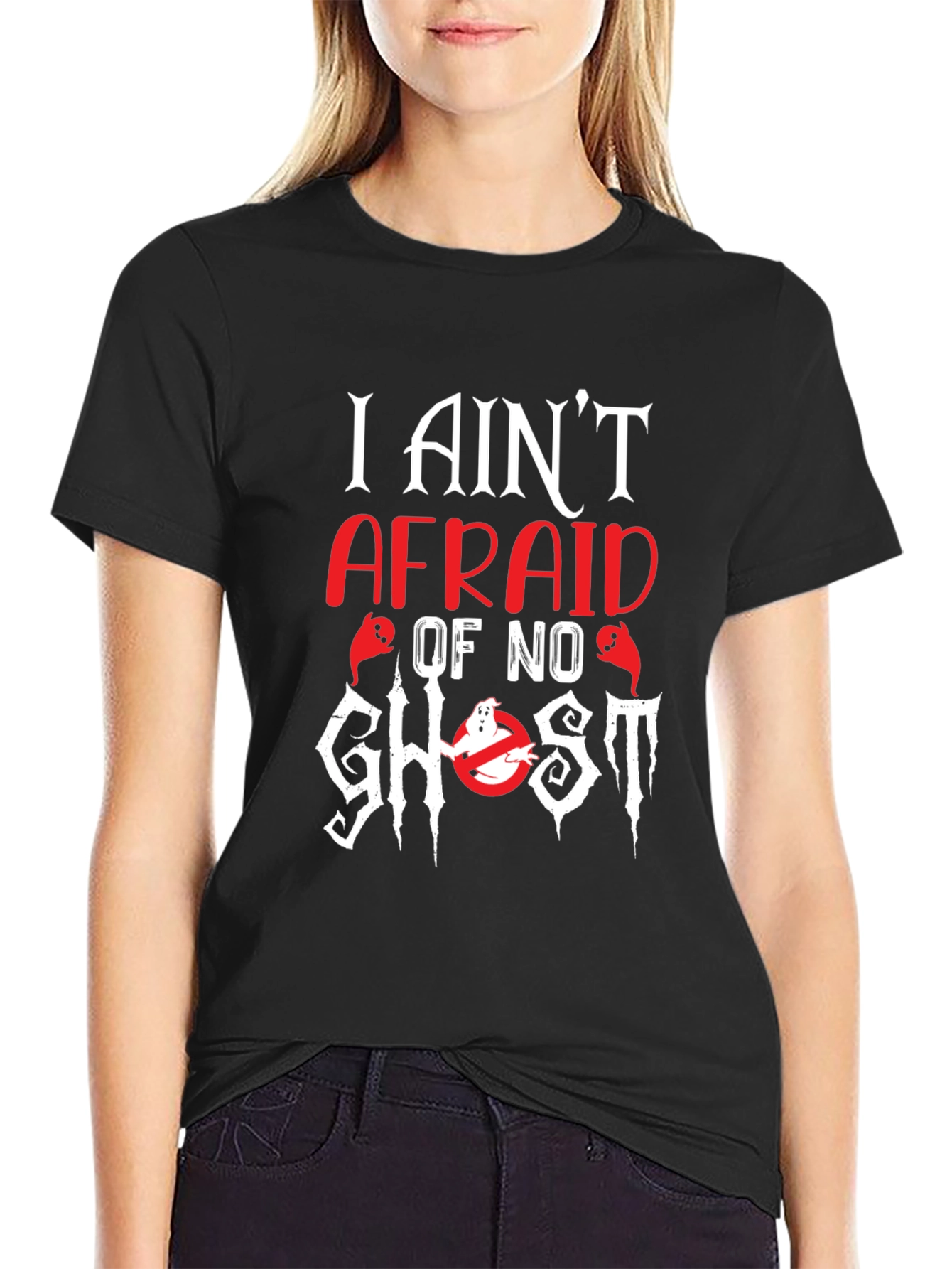I Aint Afraid of No Ghost Graphic Tee