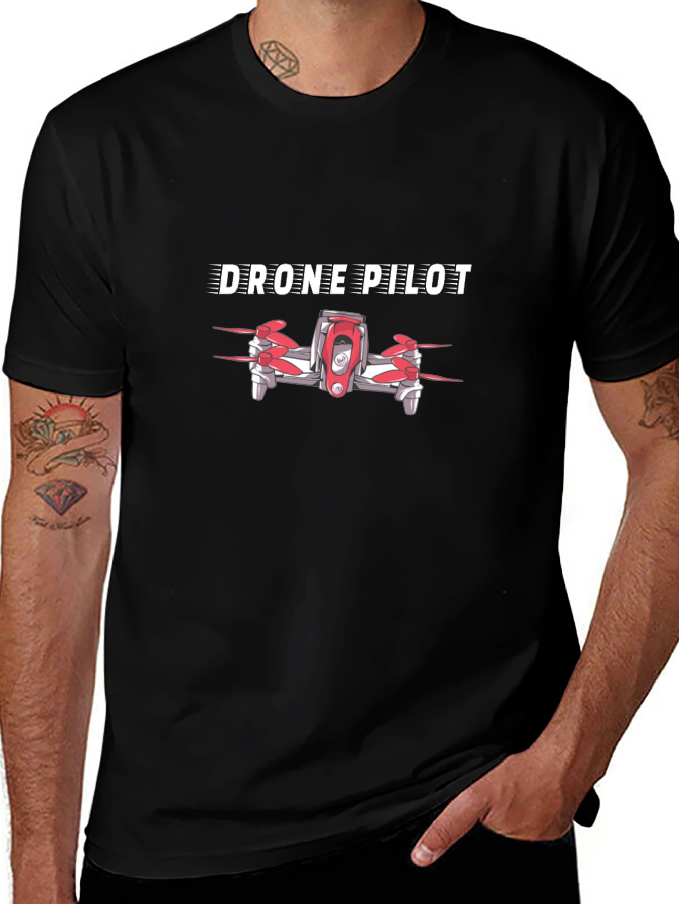 Drone Pilot Graphic T-Shirt - Fly High in Style