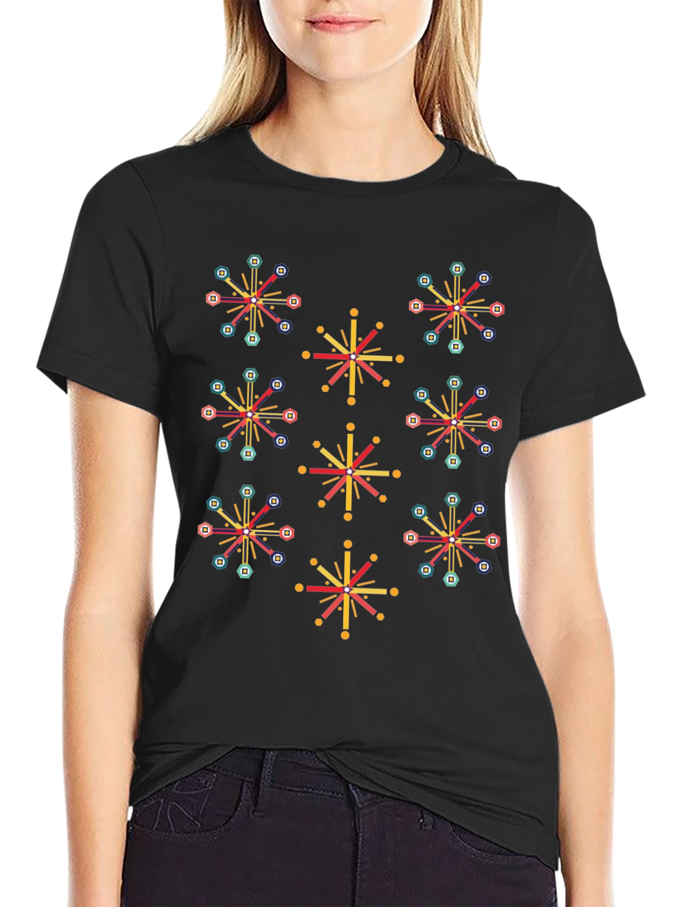 Retro Atomic Starburst Graphic Tee
