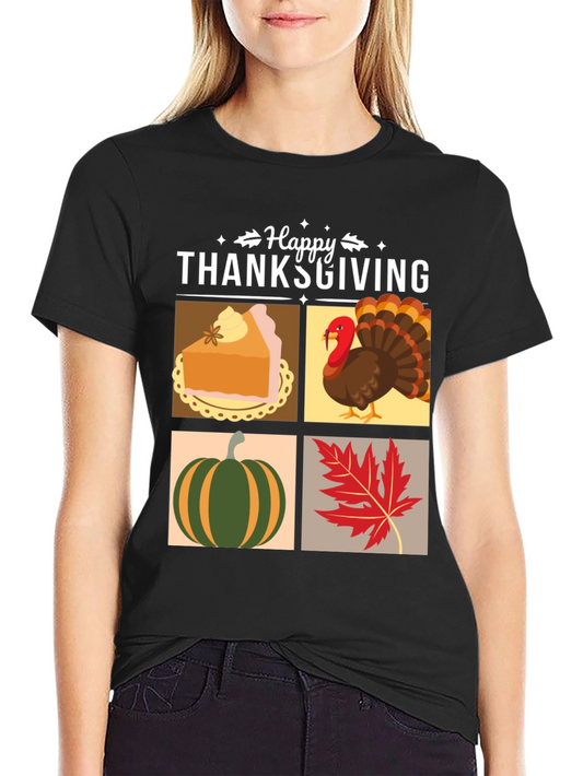Happy Thanksgiving T-Shirt - Festive Holiday Apparel