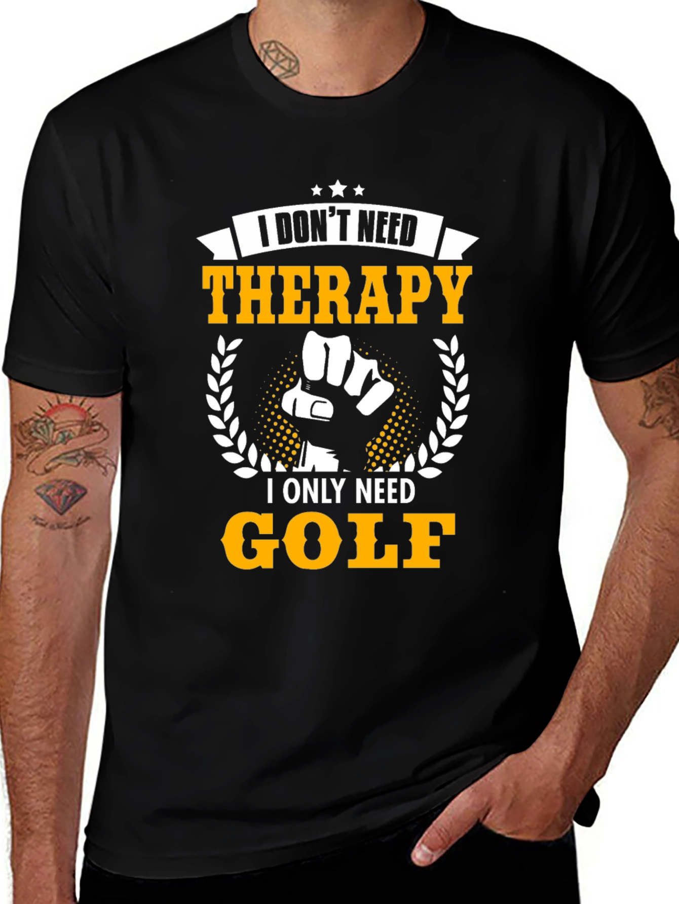 Funny Golf T-Shirt - I Dont Need Therapy Golf