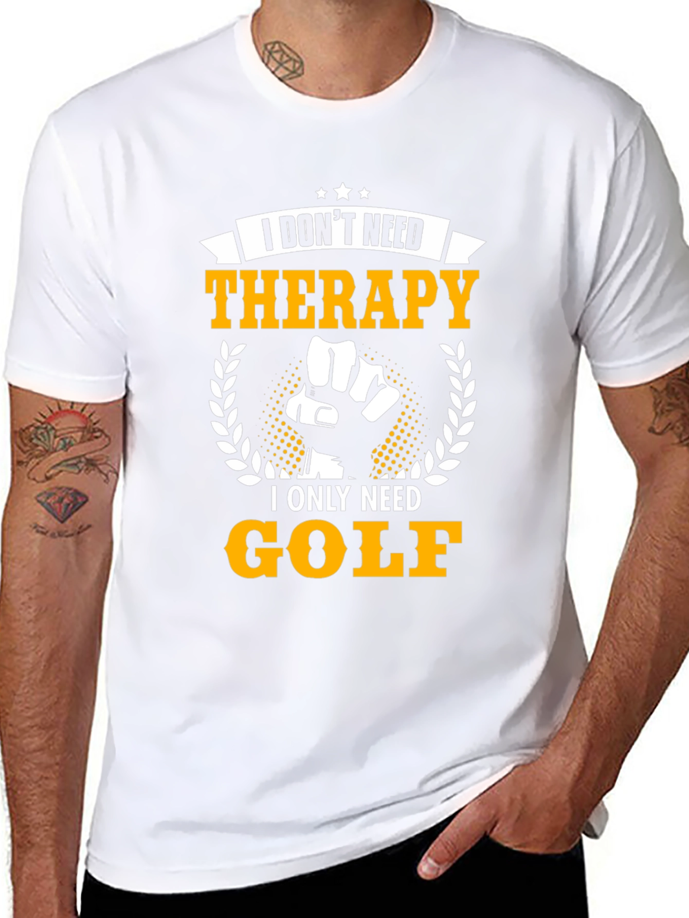 Funny Golf T-Shirt - I Dont Need Therapy Golf