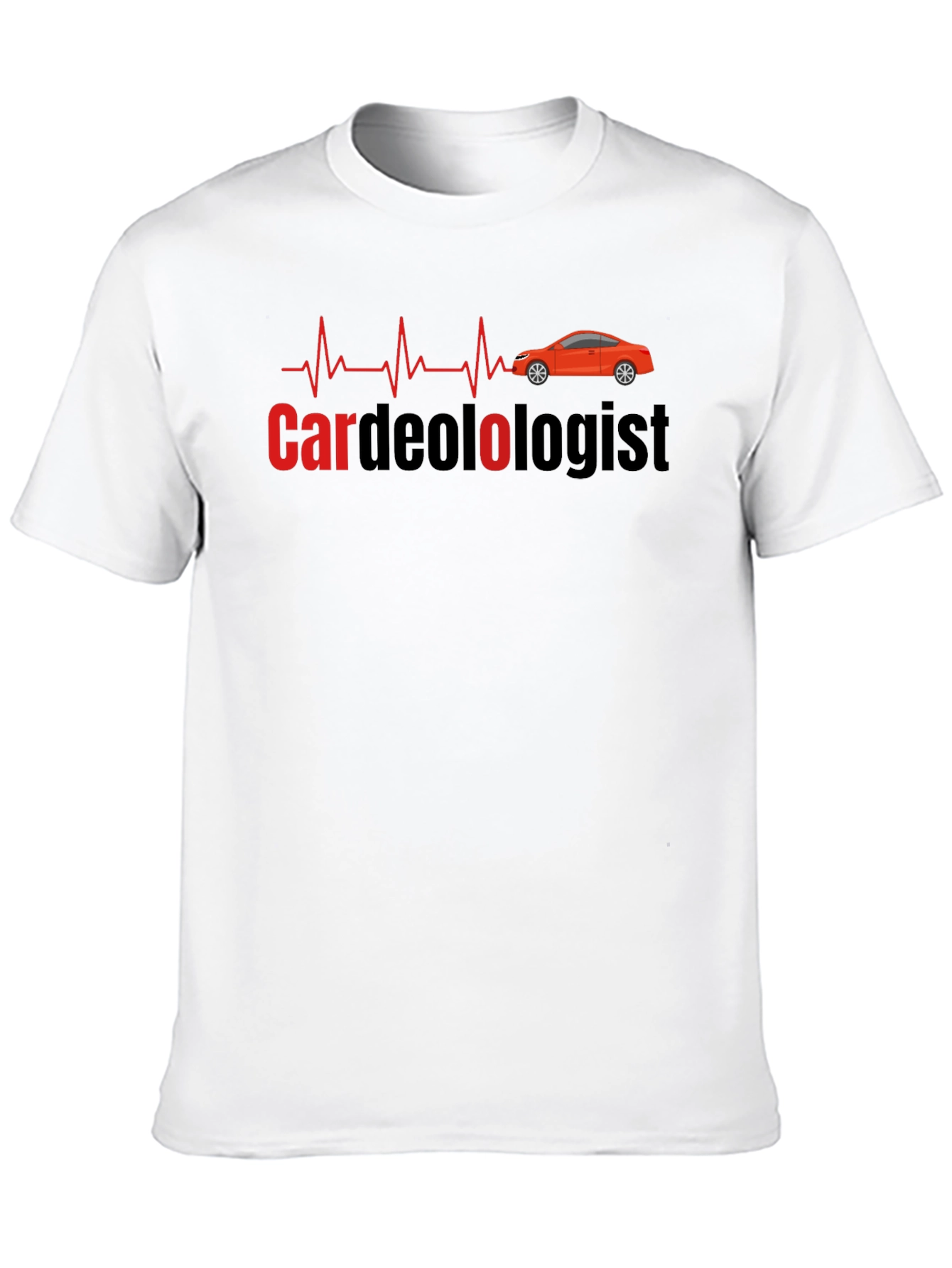 Car-deologist Tee - Auto Mechanic Heartbeat T-Shirt