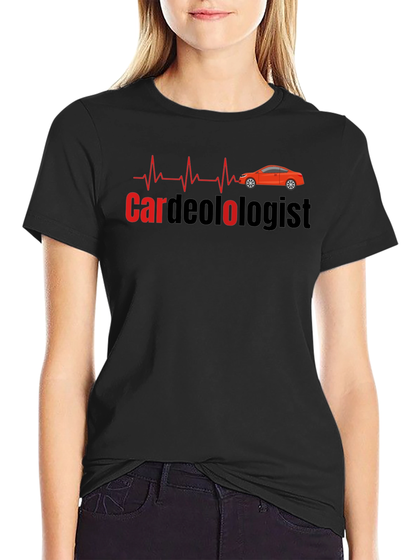 Car-deologist Tee - Auto Mechanic Heartbeat T-Shirt