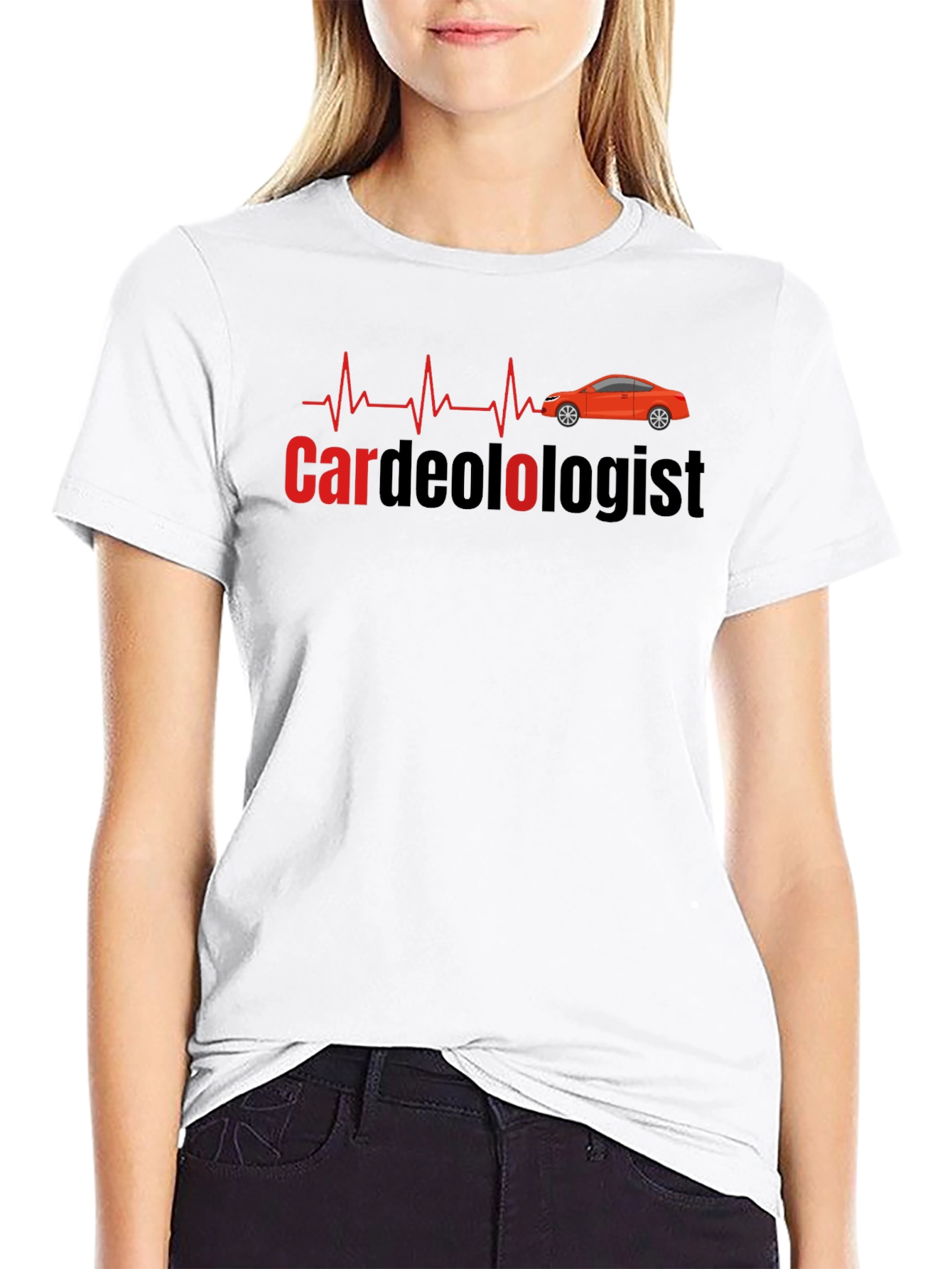 Car-deologist Tee - Auto Mechanic Heartbeat T-Shirt