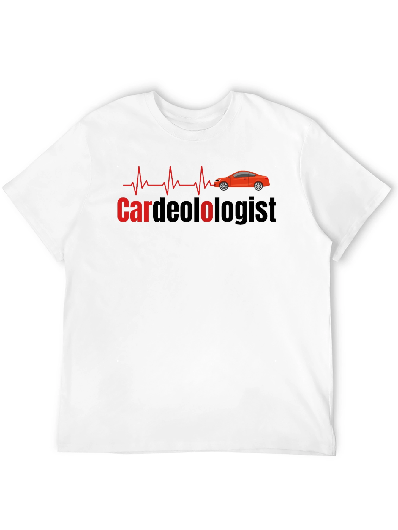 Car-deologist Tee - Auto Mechanic Heartbeat T-Shirt