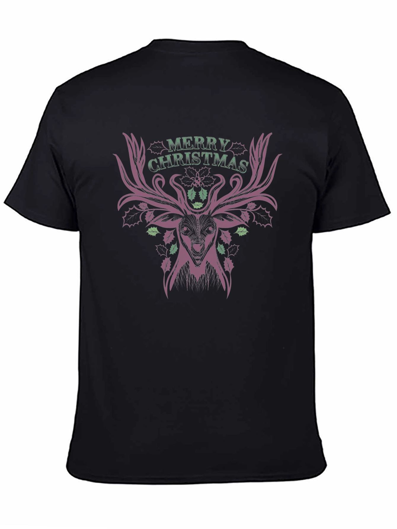 Merry Christmas Deer T-Shirt - Festive Holiday Style