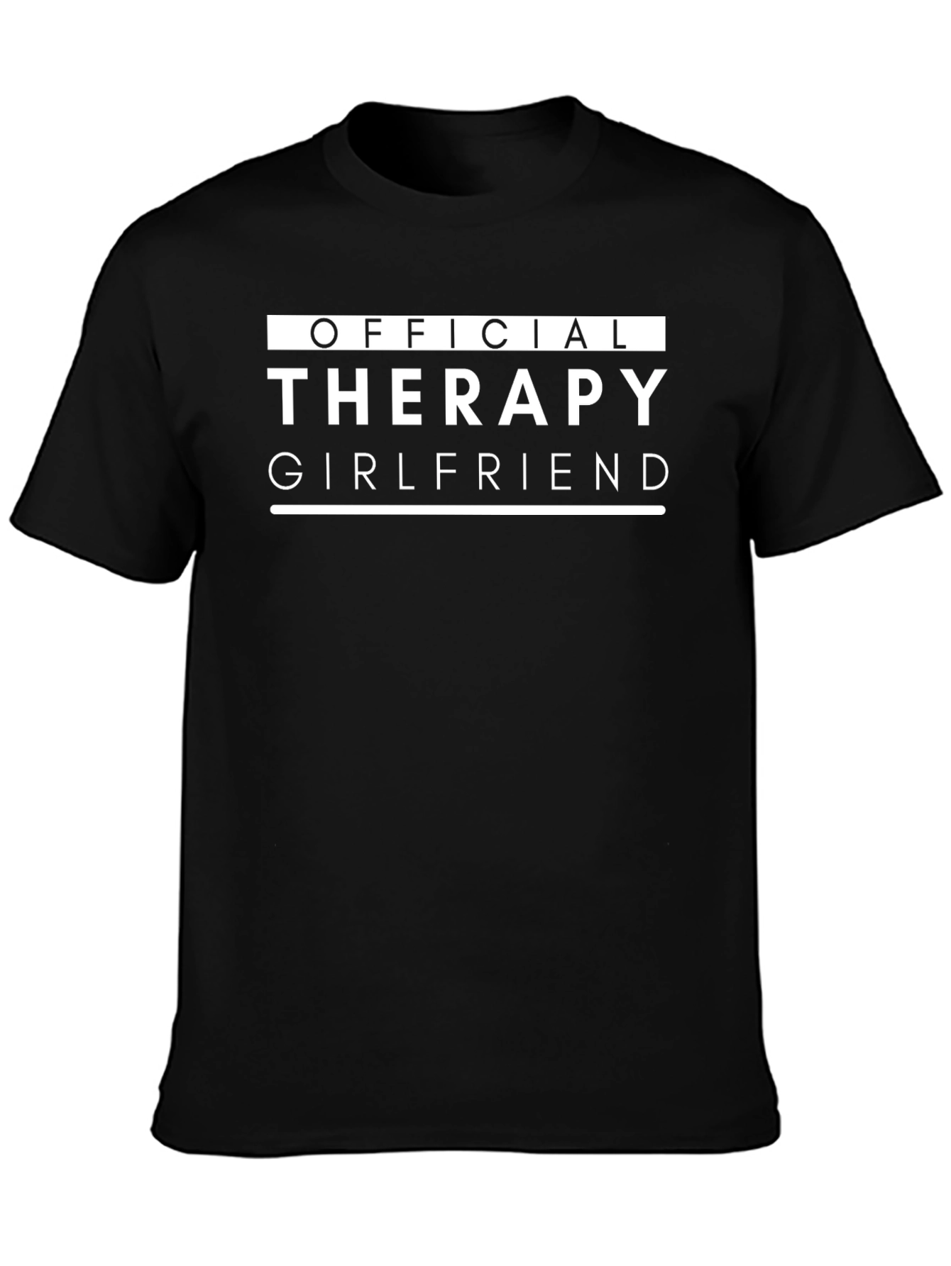 Official Therapy Girlfriend Graphic Tee - Black