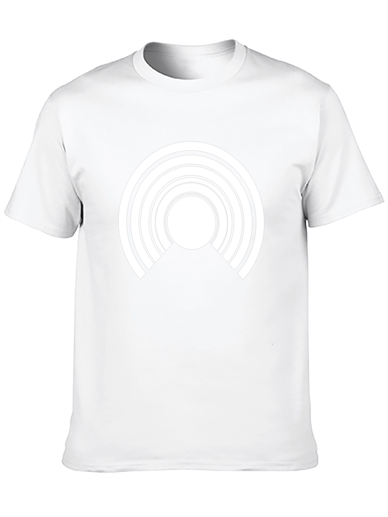 Abstract Graphic Tee - Modern Black T-Shirt