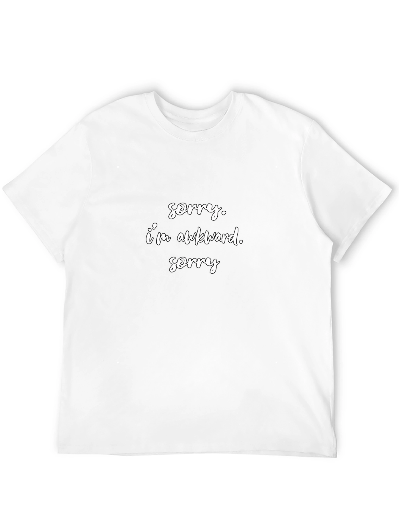 Awkward Graphic T-Shirt - Unisex Casual Tee