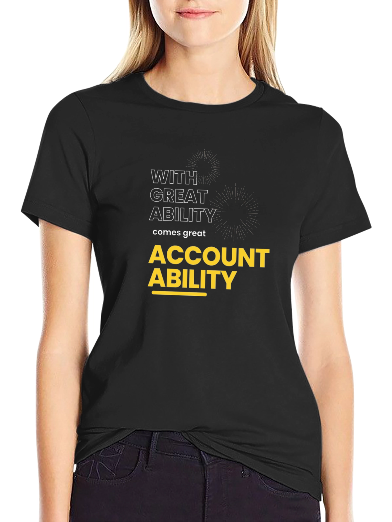 Account Ability T-Shirt - With Great Ability