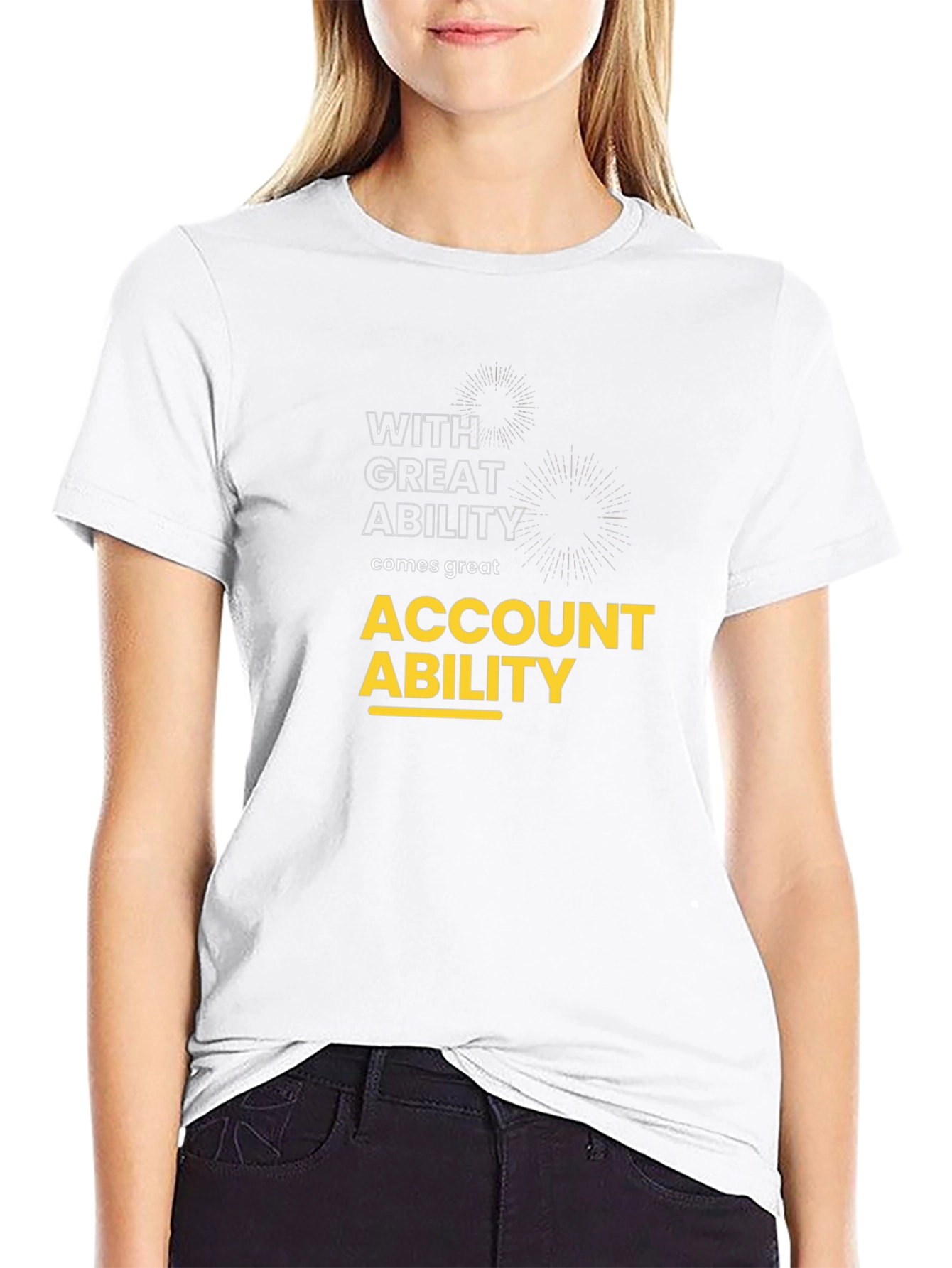 Account Ability T-Shirt - With Great Ability