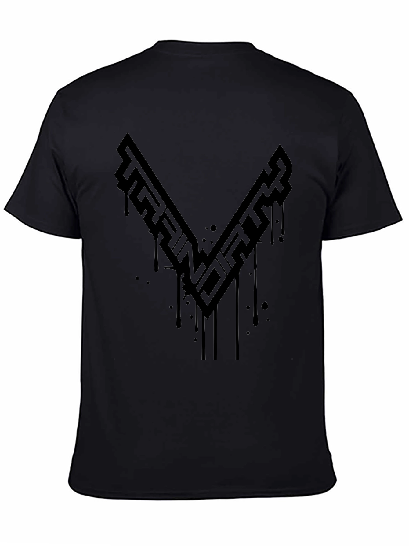Train Dirty Black Graphic T-Shirt