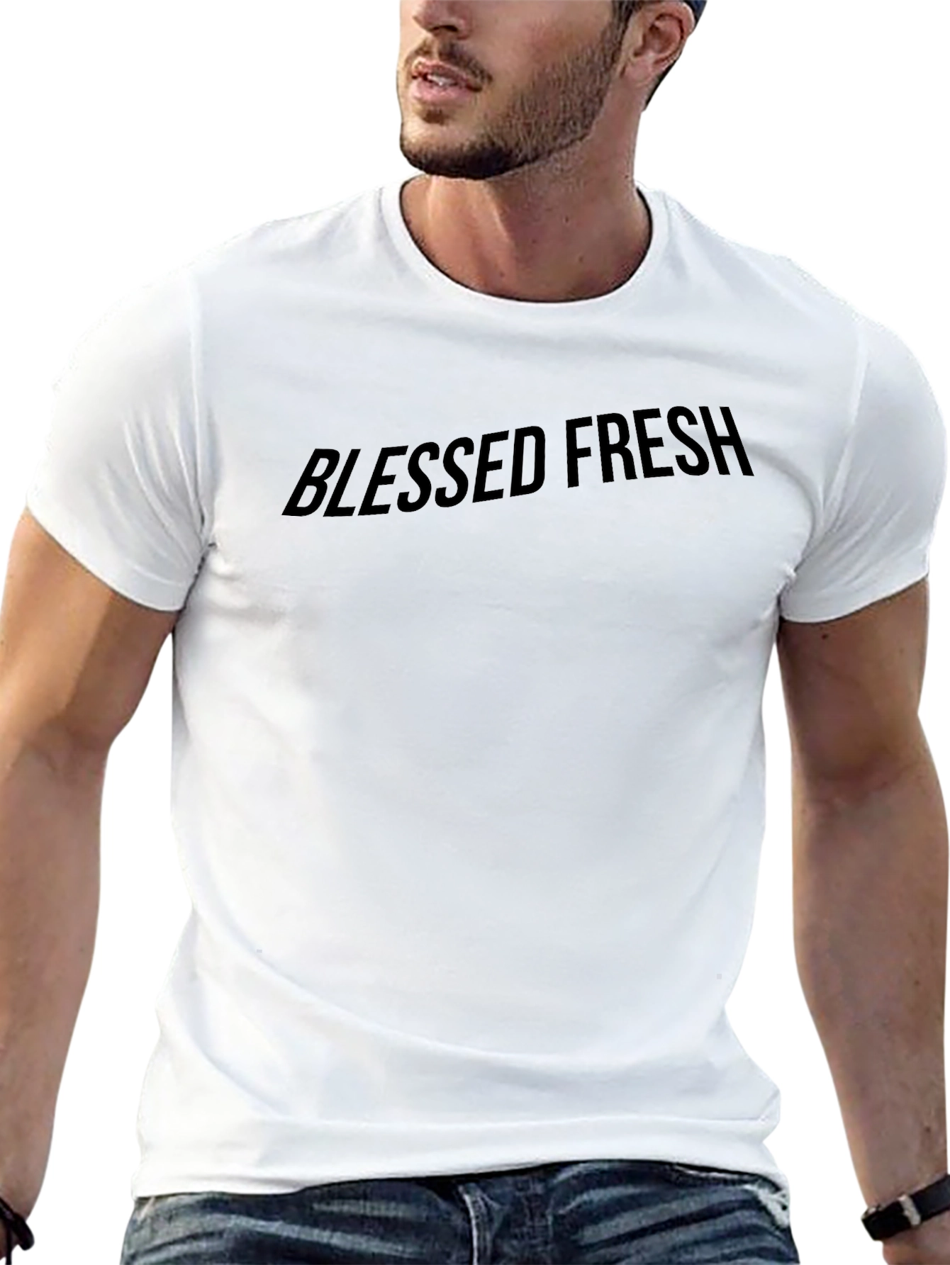 Blessed Fresh Black Graphic T-Shirt
