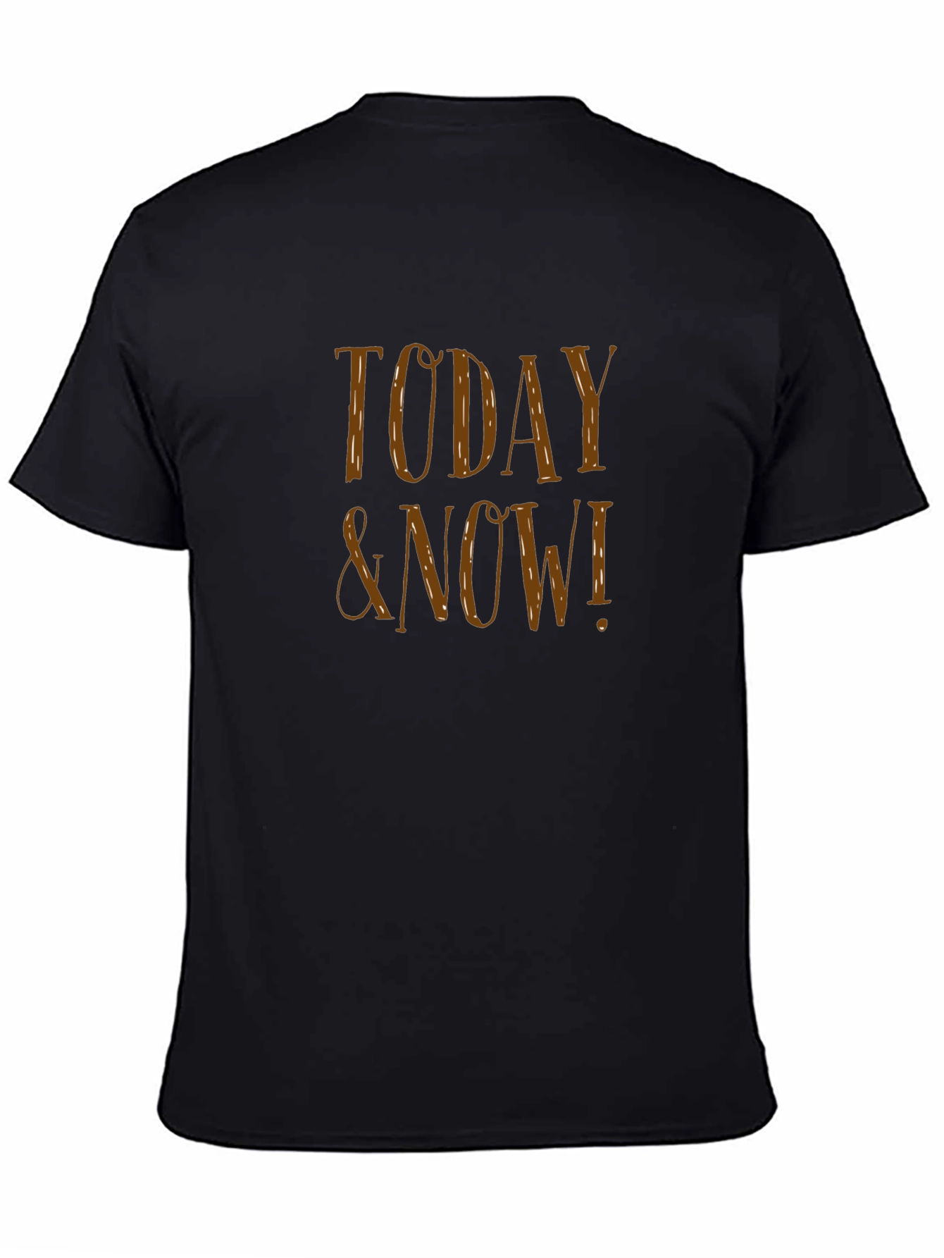 Today & Now! Black Graphic Tee