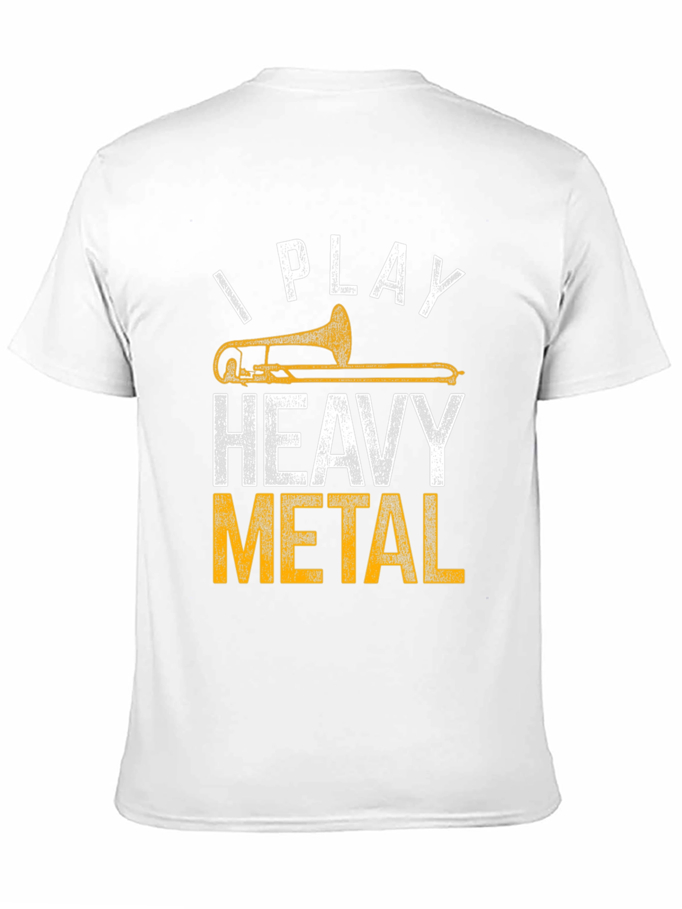 Heavy Metal Trombone Player Black T-Shirt