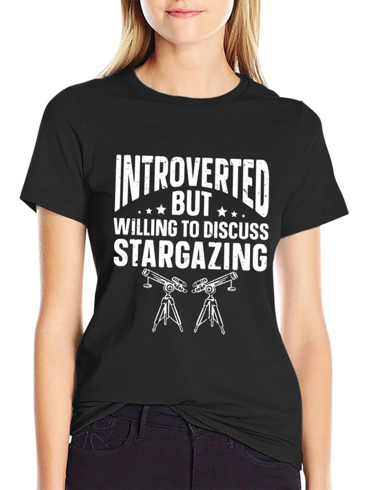 Introverted Stargazing Graphic Tee