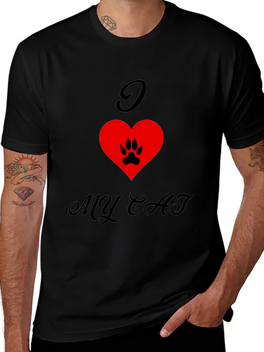 I Love My Cat T-Shirt - Unisex Graphic Tee