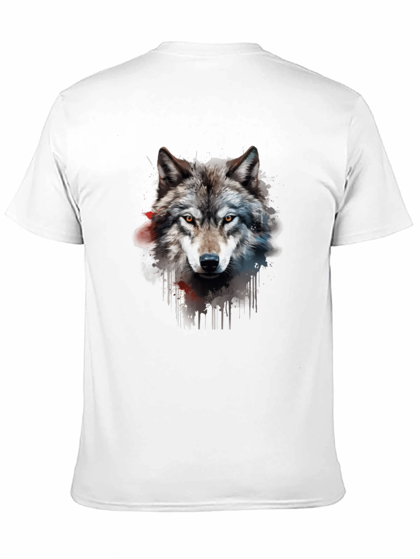 Wolf Graphic T-Shirt - Mens Black Tee