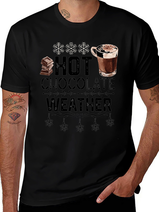 Hot Chocolate Weather Graphic T-Shirt