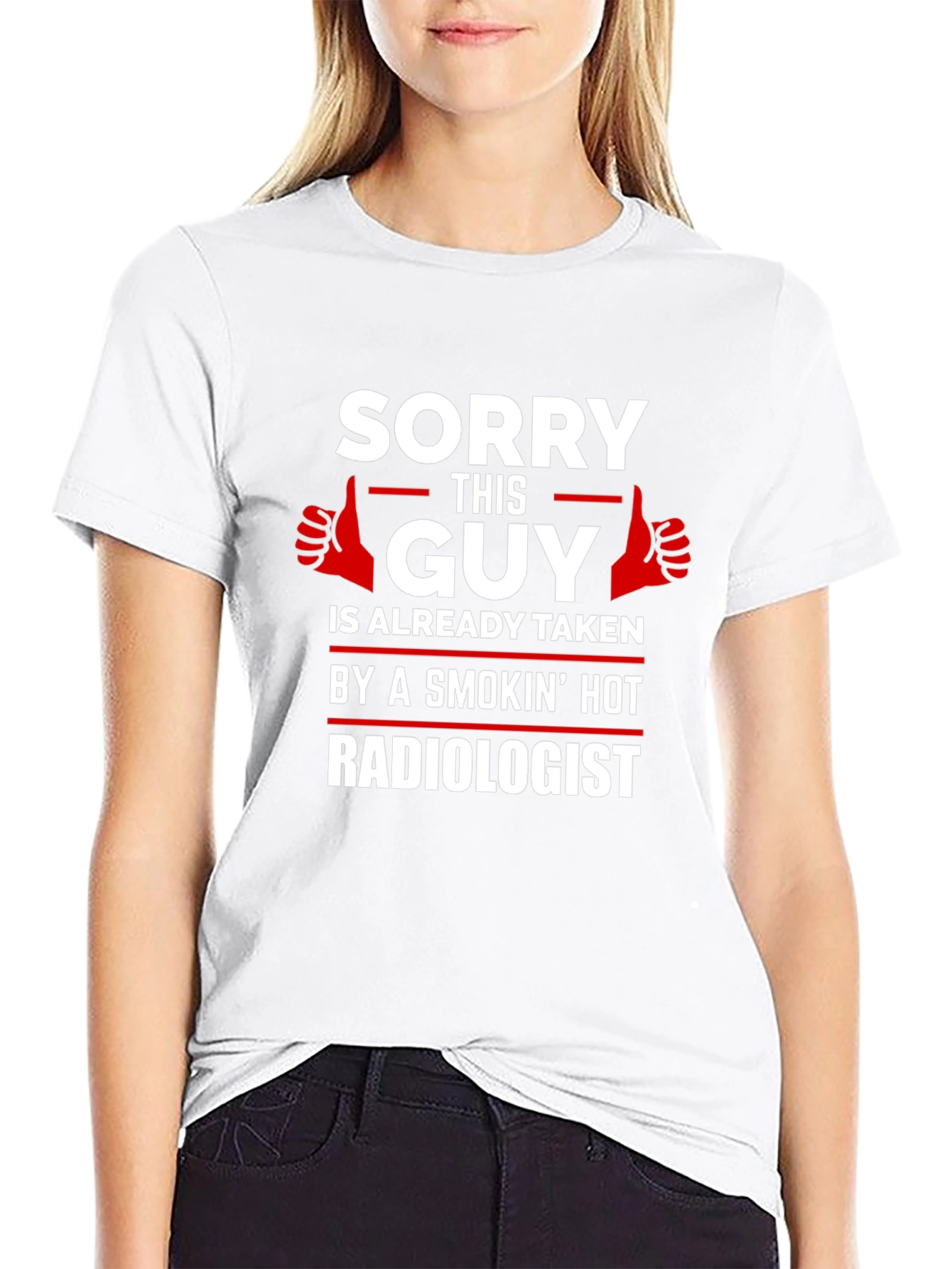 Sorry This Guy Is Taken T-Shirt - Radiologist