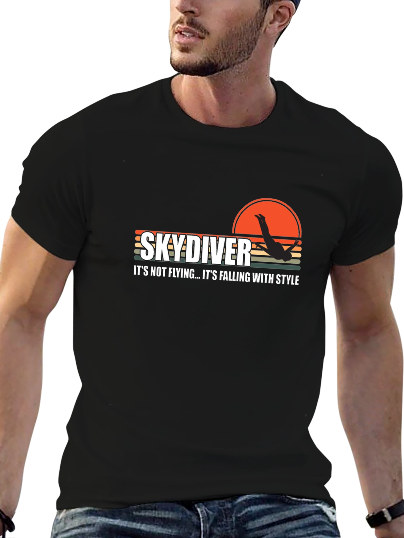 Skydiving T-Shirt - Falling with Style