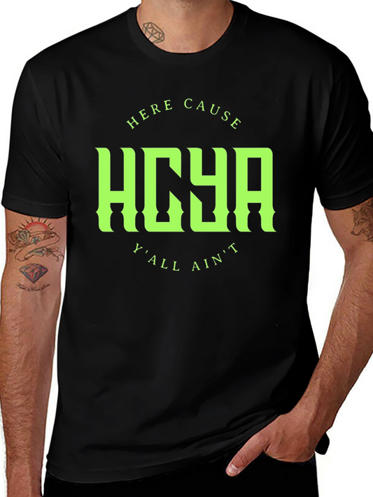 HOYA Graphic Print Crew Neck T-Shirt
