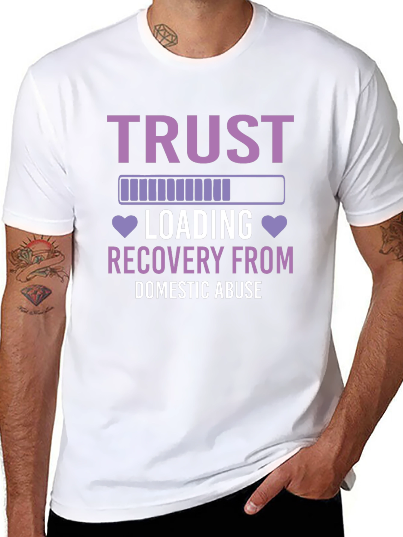 Trust Recovery Tee: Domestic Abuse Awareness