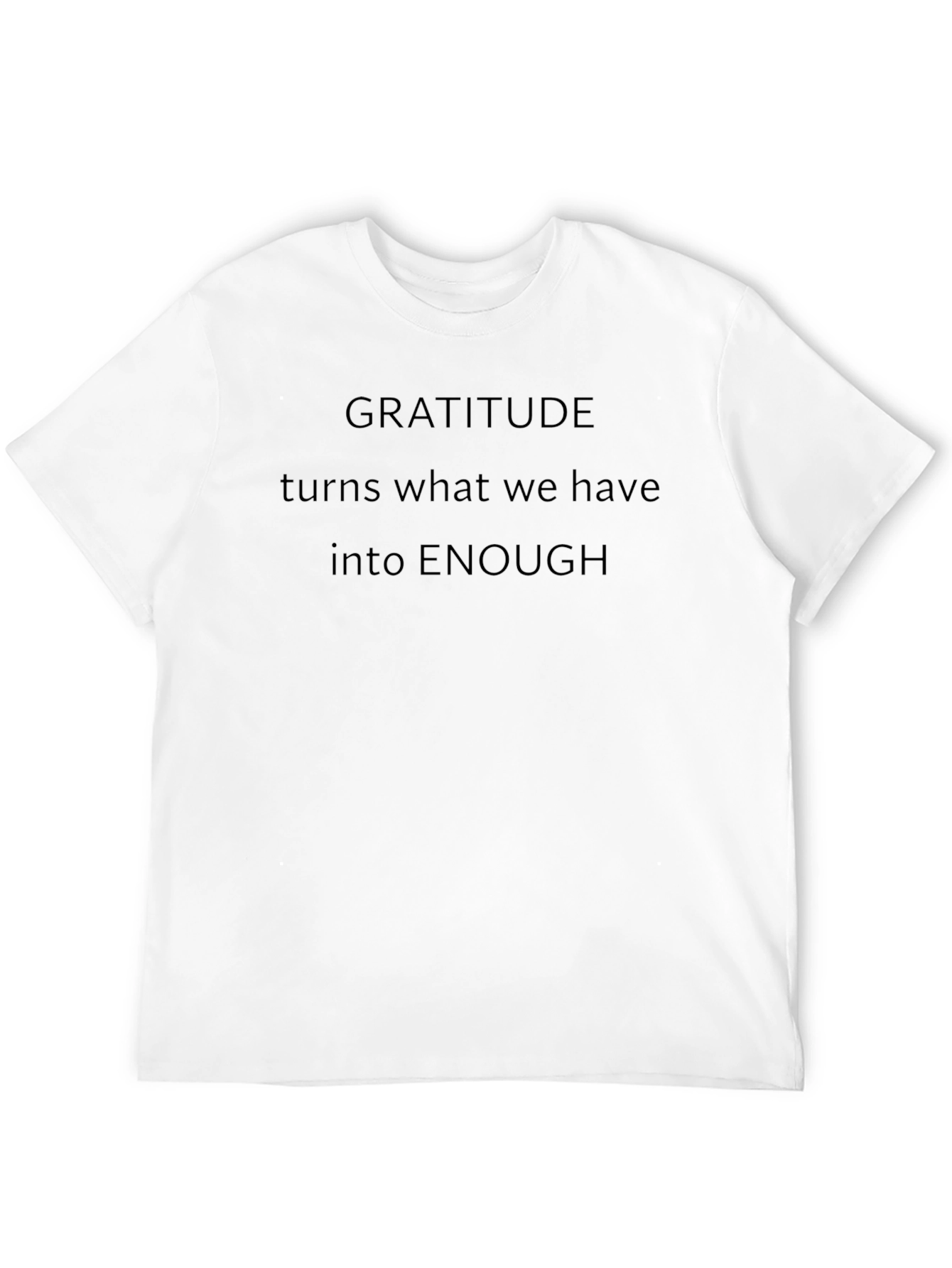 Gratitude Saying Graphic T-Shirt