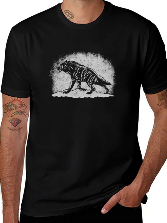 Hyena Graphic Tee - Striking Animal Print