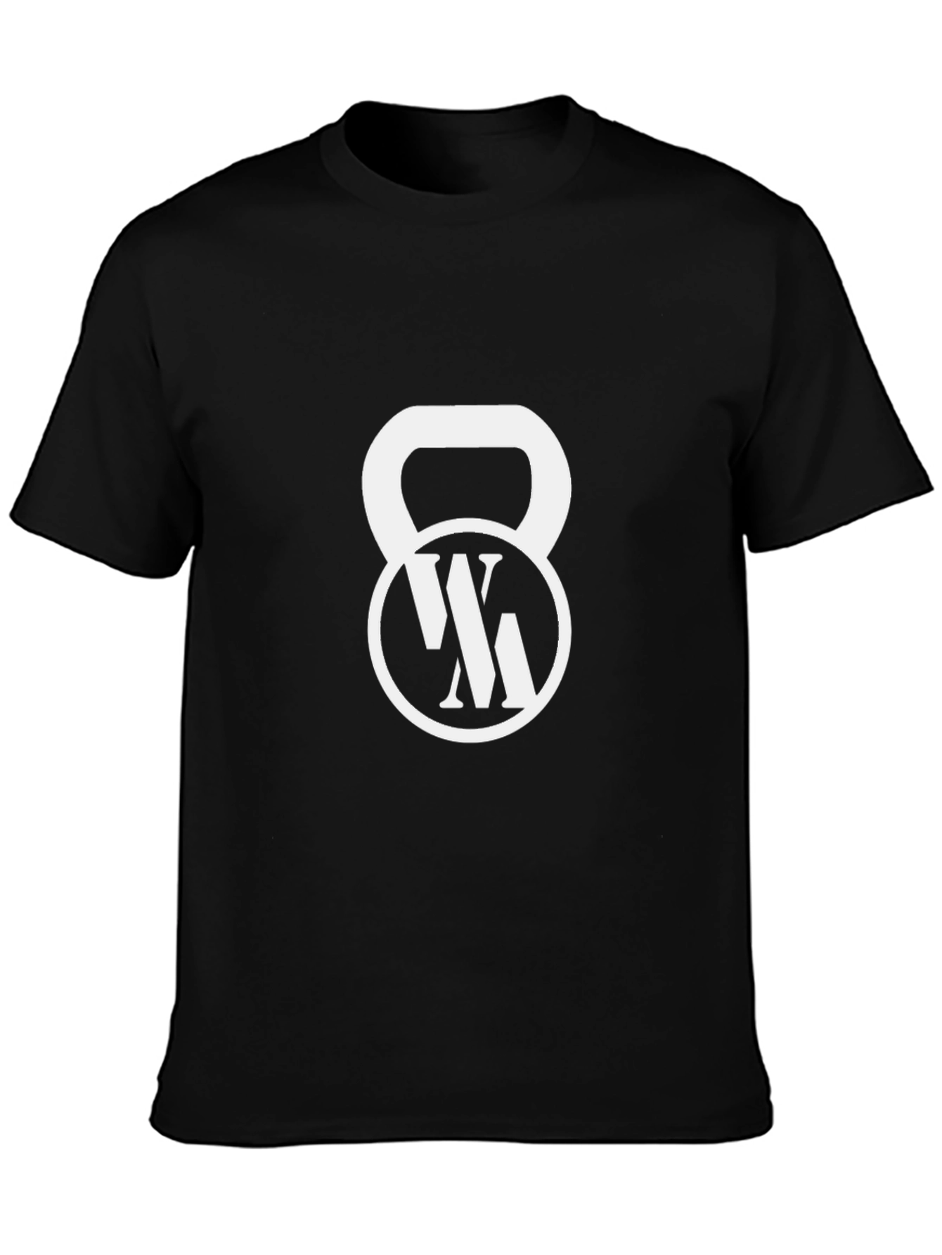 Black Kettlebell Graphic T-Shirt