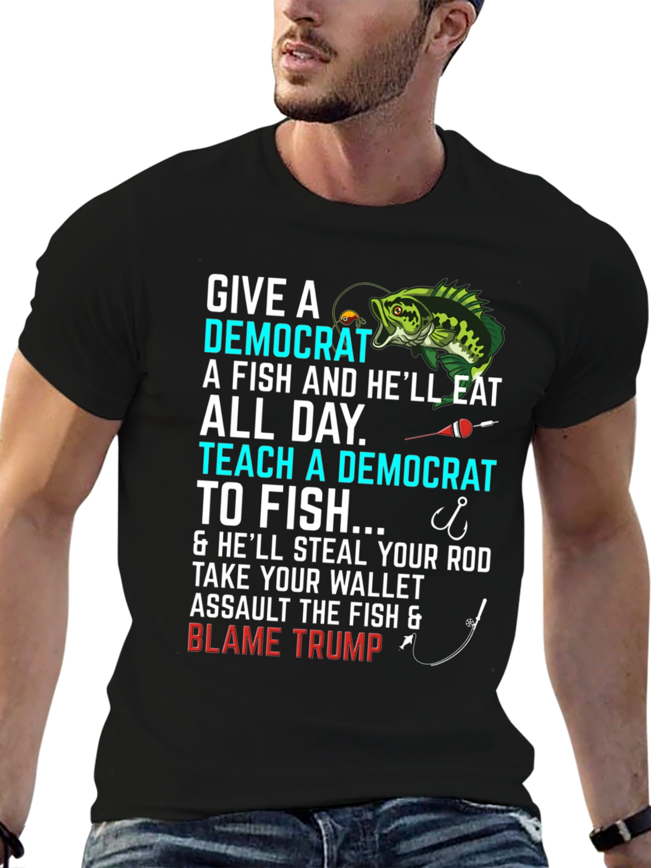 Funny Political Fishing T-Shirt