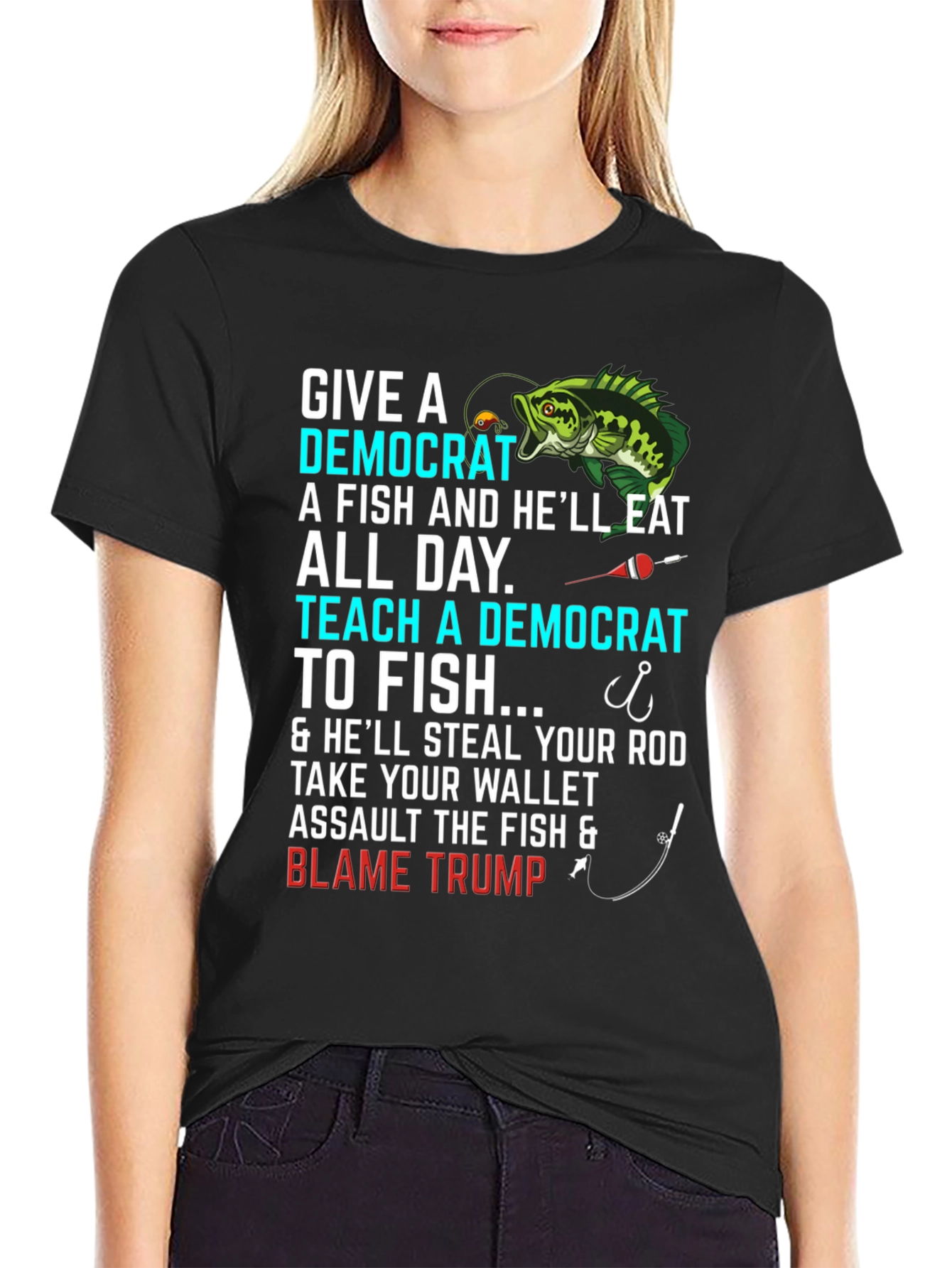 Funny Political Fishing T-Shirt