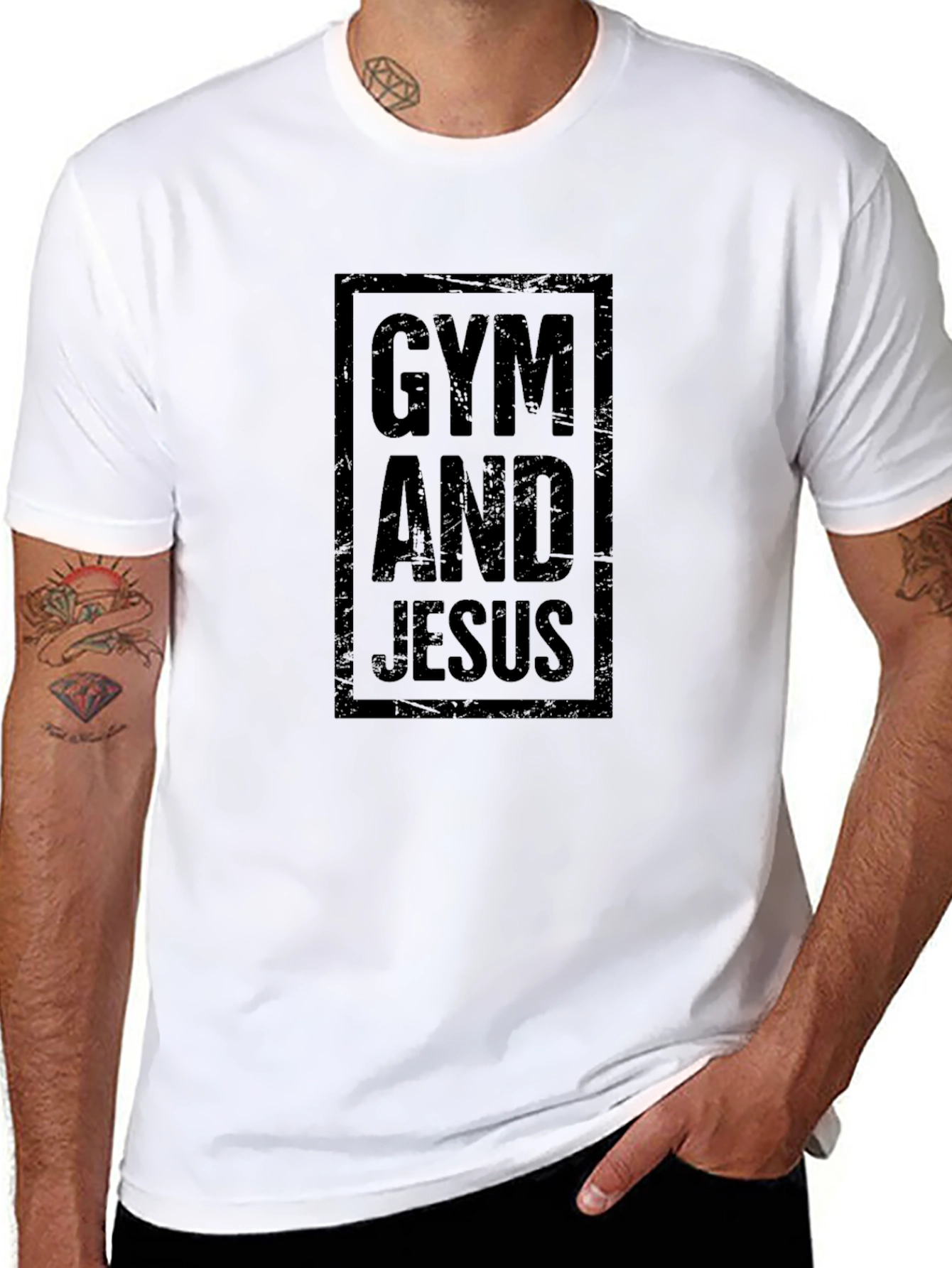 Gym and Jesus T-Shirt