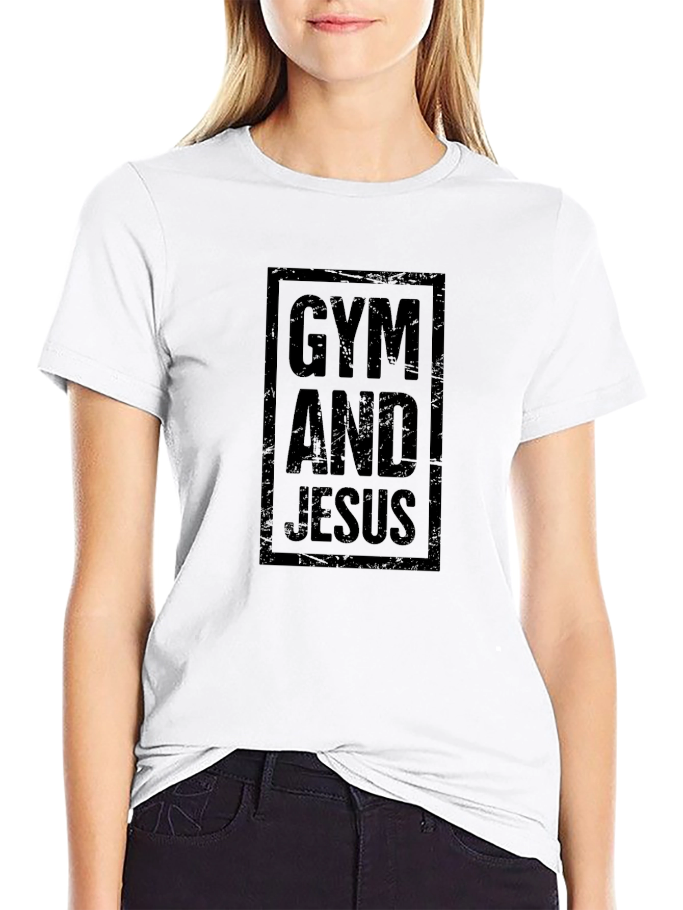 Gym and Jesus T-Shirt