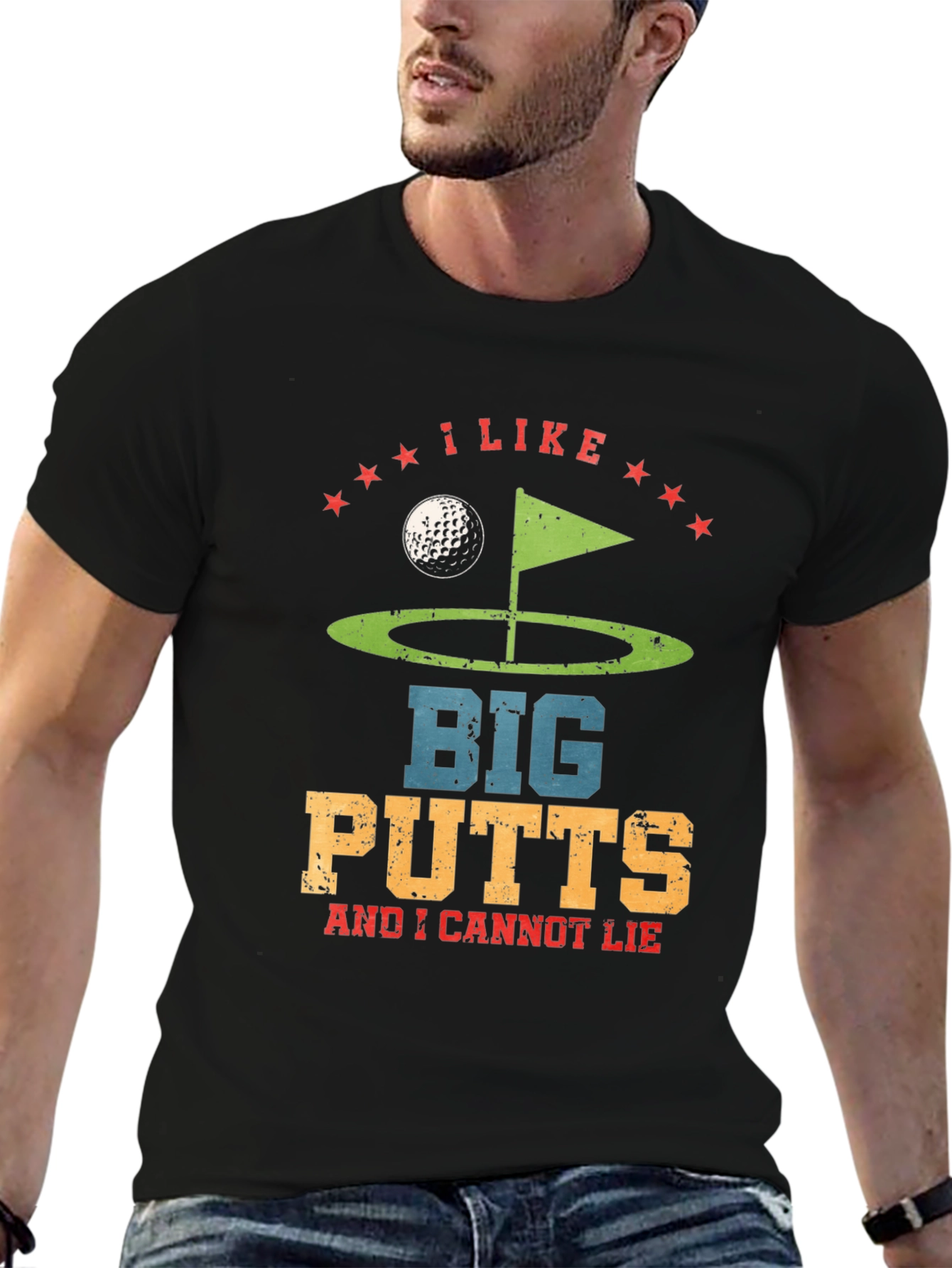 I Like Big Putts T-Shirt - Golf Lover Tee
