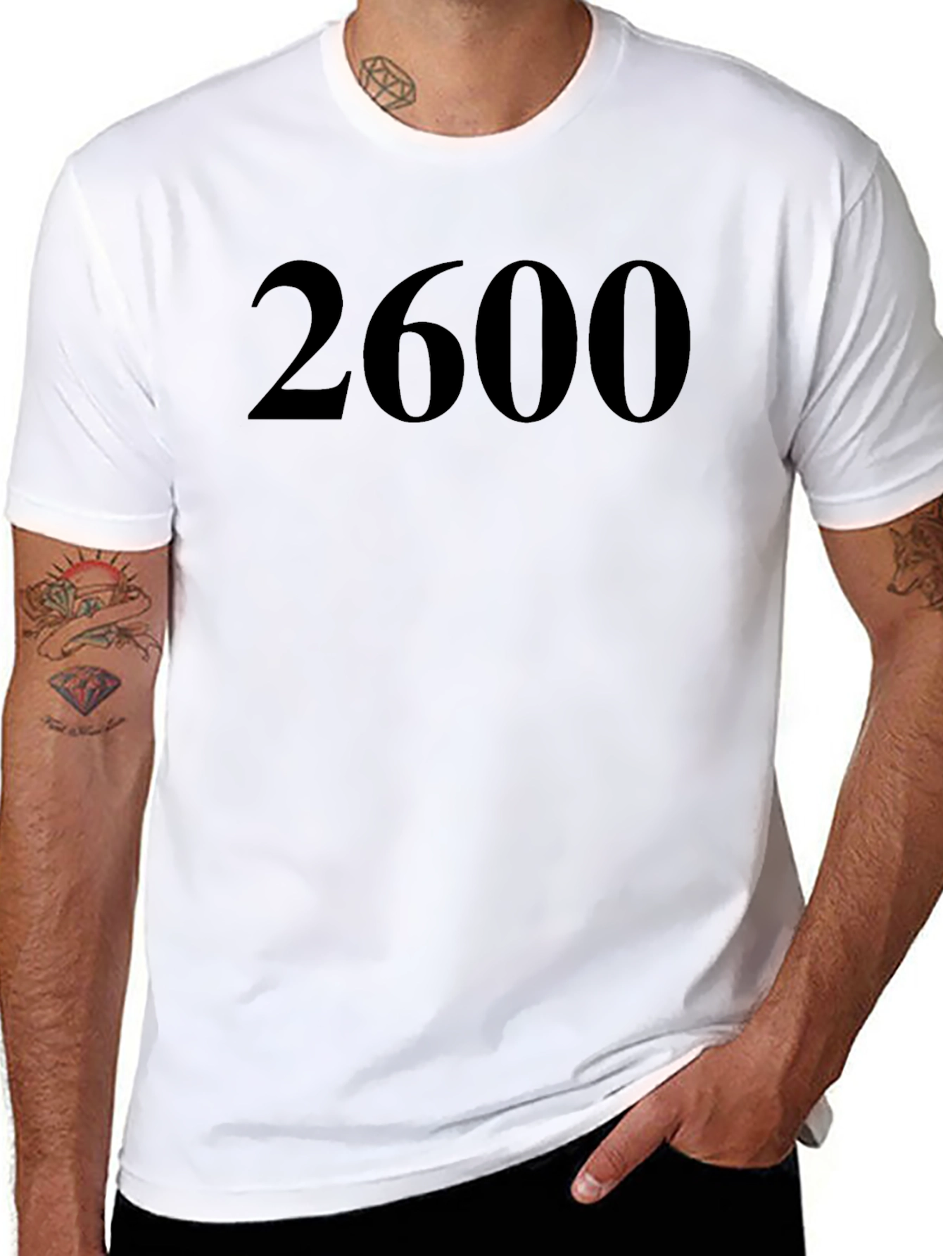 2600 Graphic T-Shirt - Black Cotton Tee
