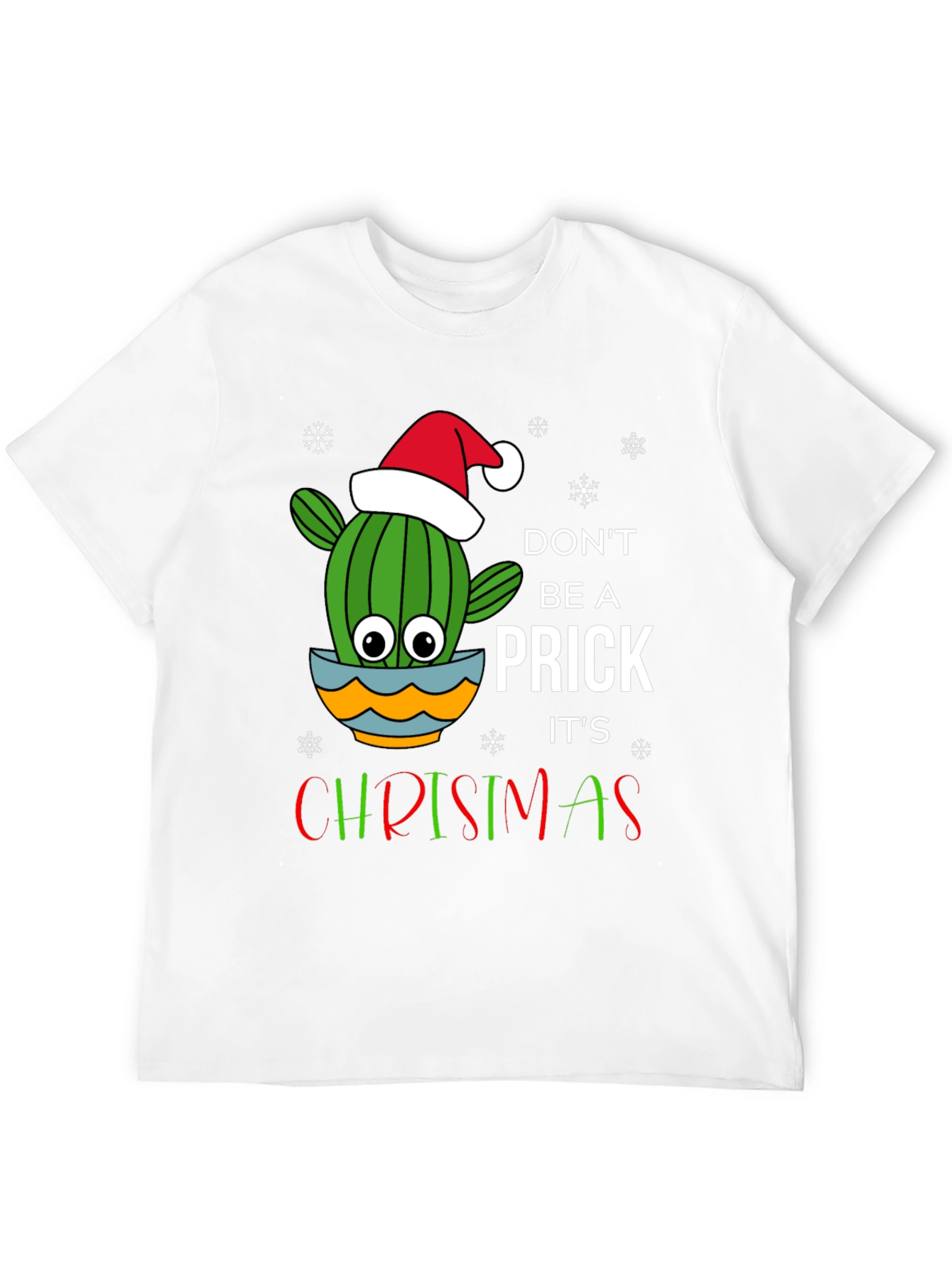 Funny Christmas Cactus Graphic Tee