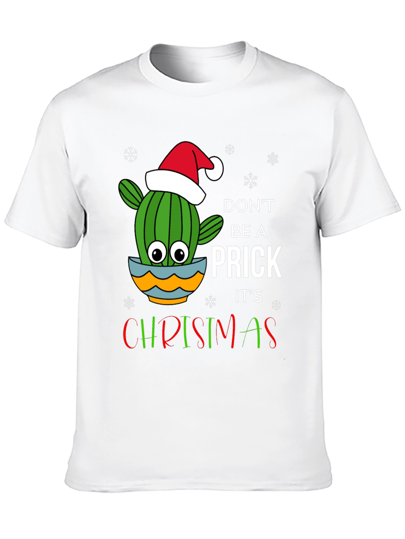 Funny Christmas Cactus Graphic Tee
