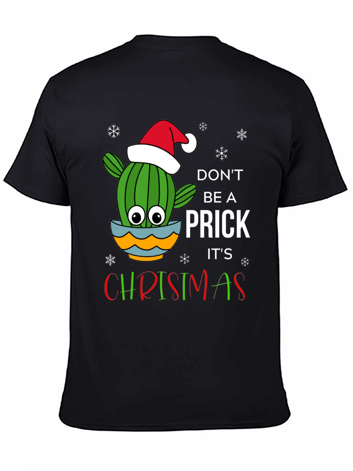 Funny Christmas Cactus Graphic Tee