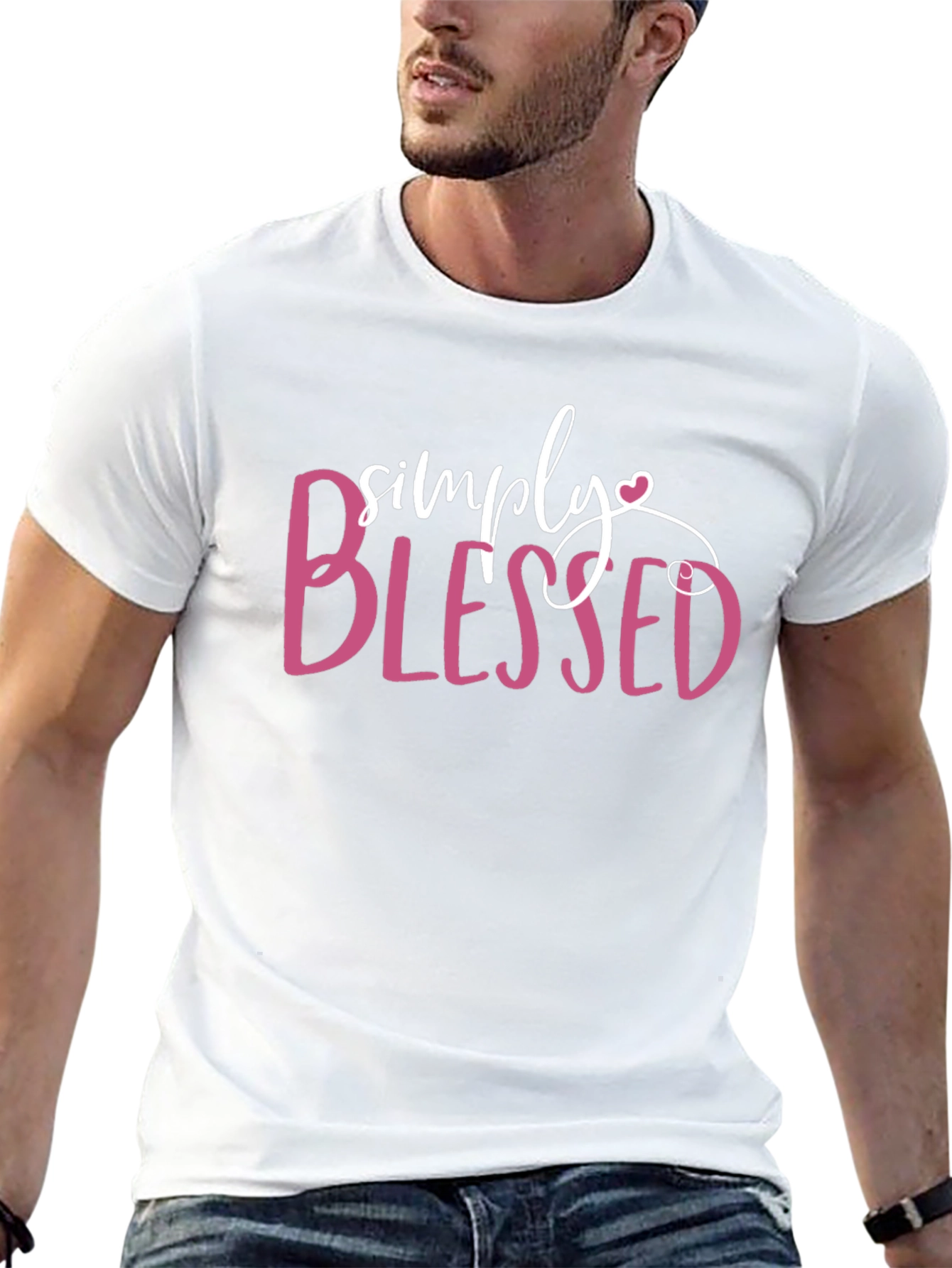 Simply Blessed Graphic T-Shirt - Stylish Comfort Fit